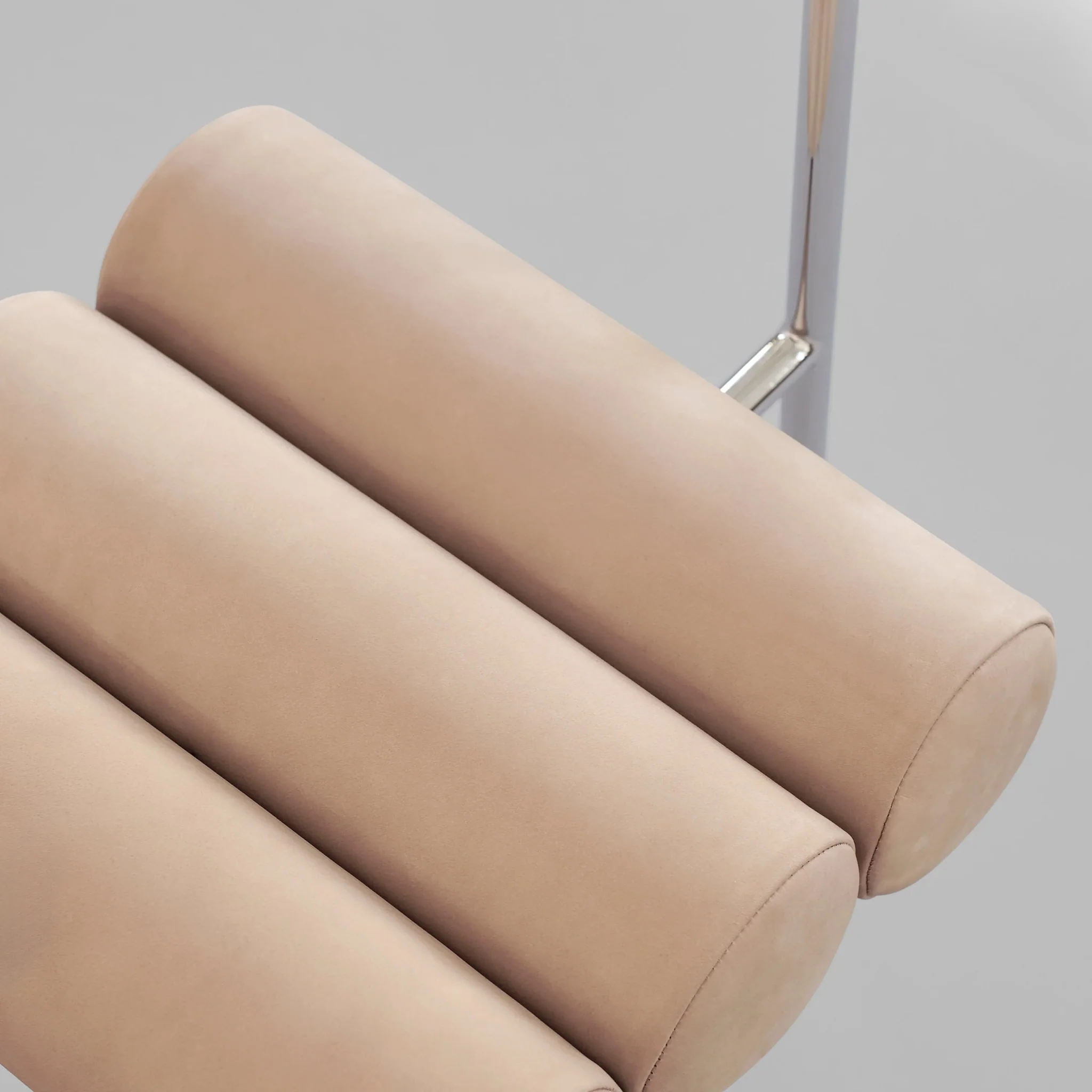 PRE-ORDER │ 101 COPENHAGEN Hiro Dining Chair, Stainless Steel/Nubuck - Image 10