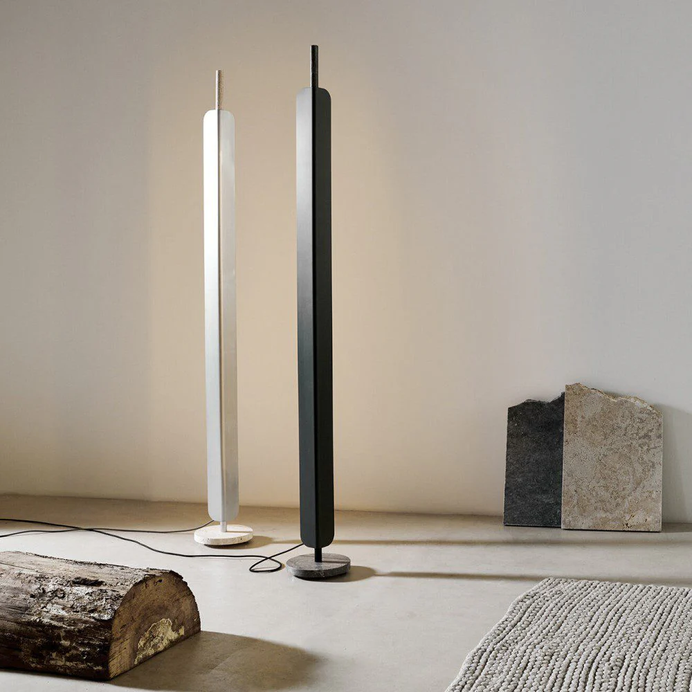 PRE-ORDER β BEN TOVIM DESIGN Formation Floor Lamp, Grey Marble/Deep Sea Fins - Image 2