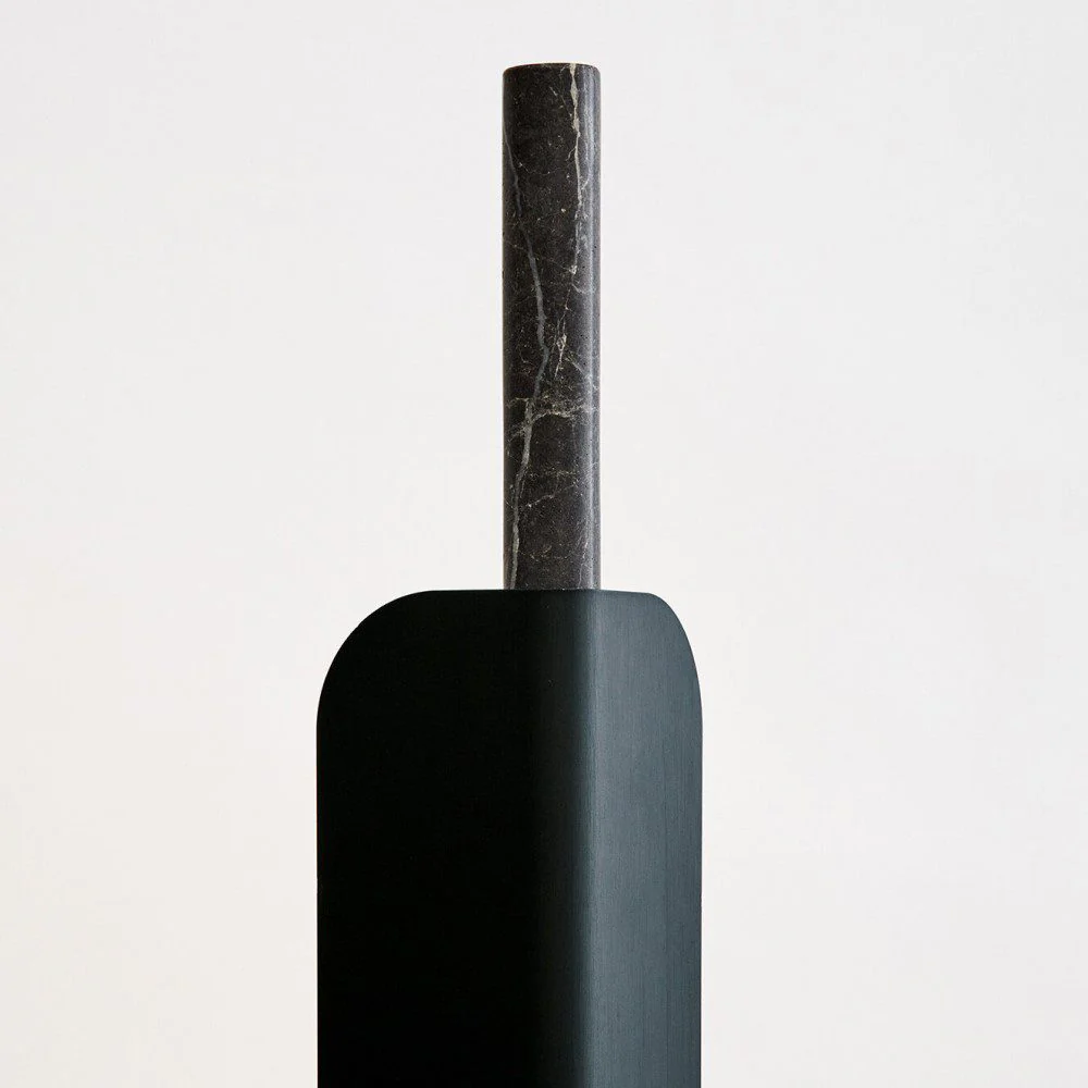 PRE-ORDER β BEN TOVIM DESIGN Formation Floor Lamp, Grey Marble/Deep Sea Fins - Image 4