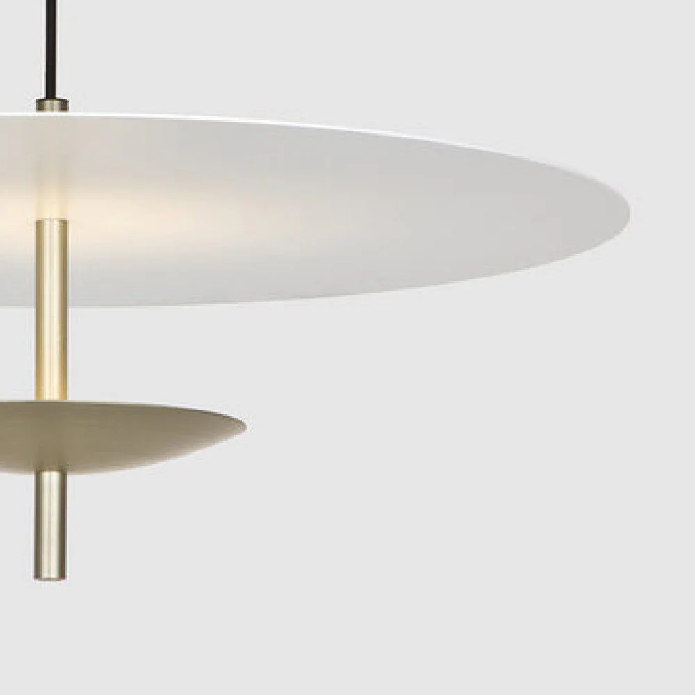 PRE-ORDER │ BEN-TOVIM DESIGN Reflector Round Pendant, Brushed Anodised Gold - 2 Sizes - Image 3