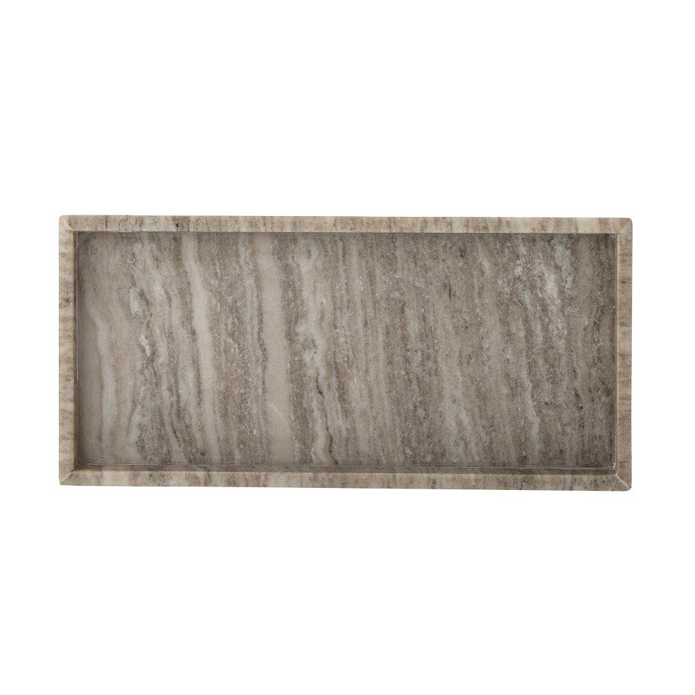 BLOOMINGVILLE Majsa Marble Tray, Brown, W18cm - Image 6