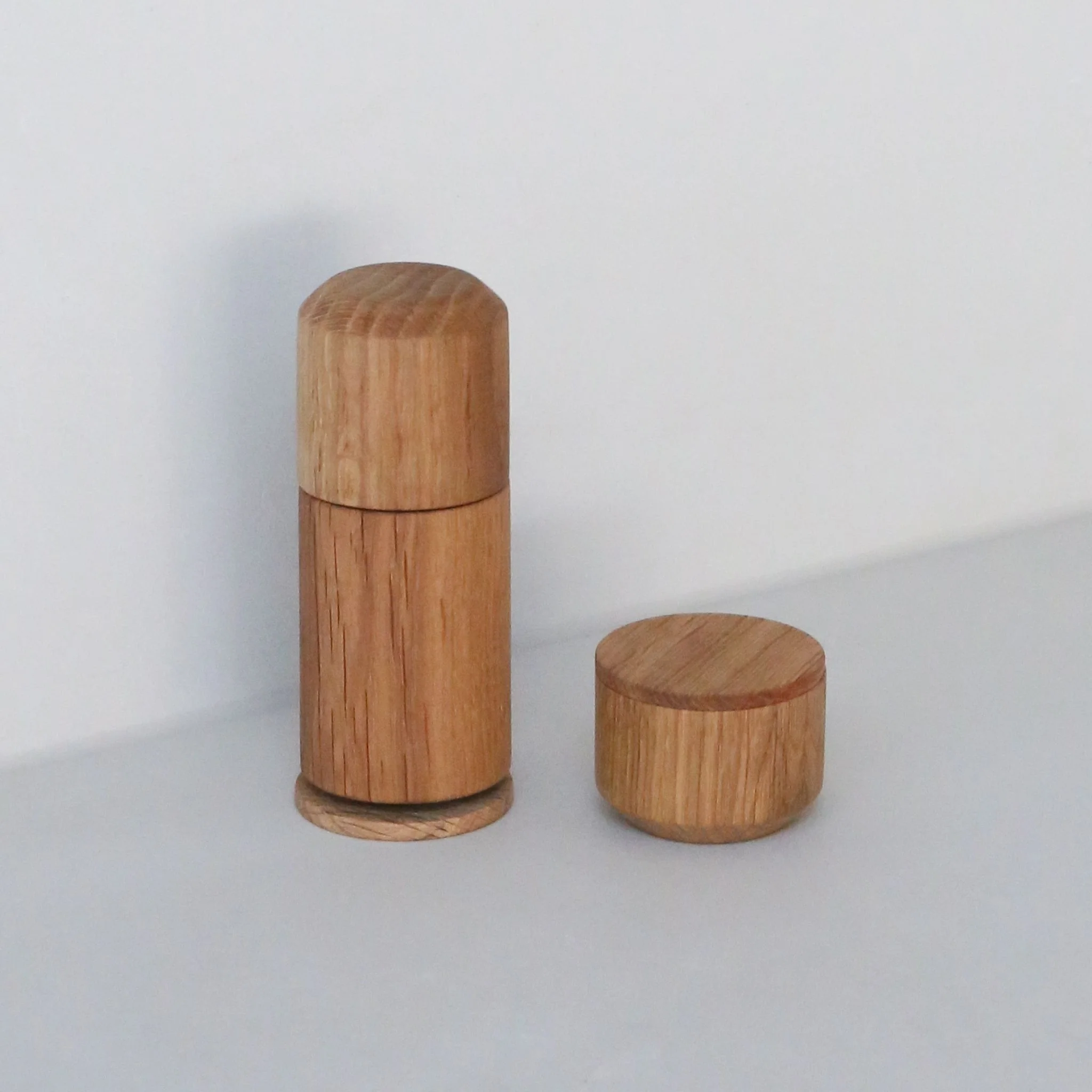 EKTA LIVING 'Salt Me' Salt Dish, Oiled Oak - Image 8