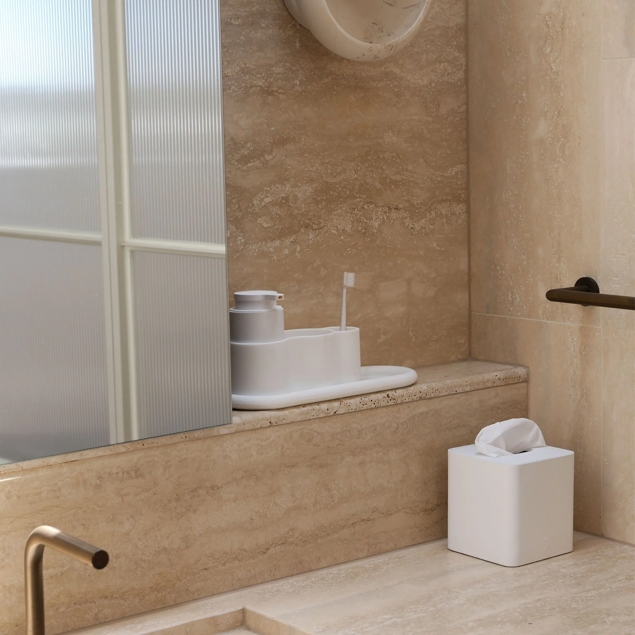 DESIGNSTUFF ARC Soap Dispenser, White - Image 8