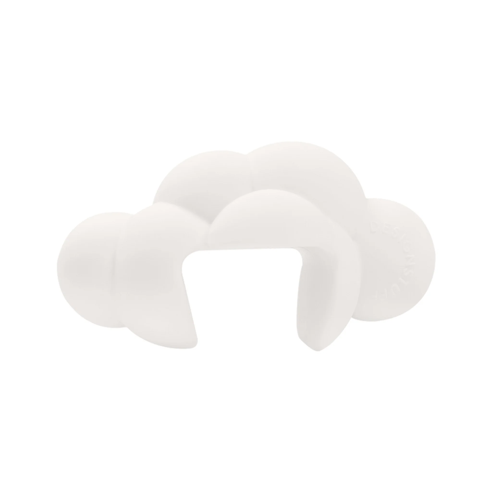 DESIGNSTUFF CUBI Cloud Door Stop, Chalk - Image 2
