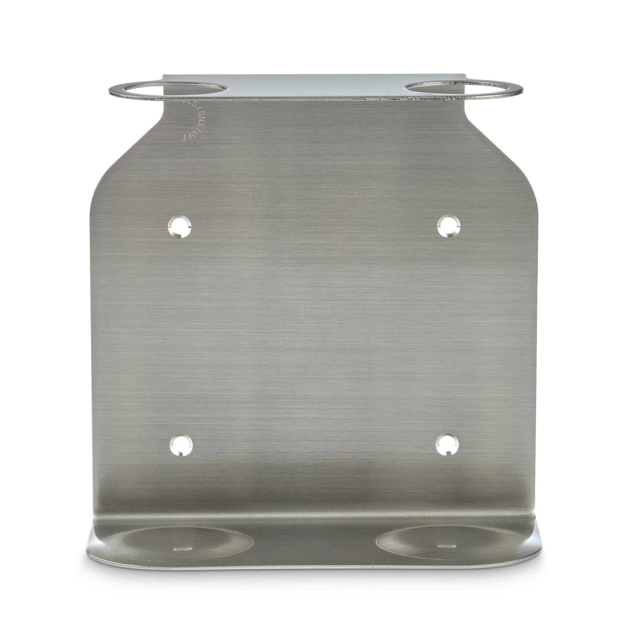DESIGNSTUFF Dual Soap Dispenser Holder, Brushed Steel - Image 4