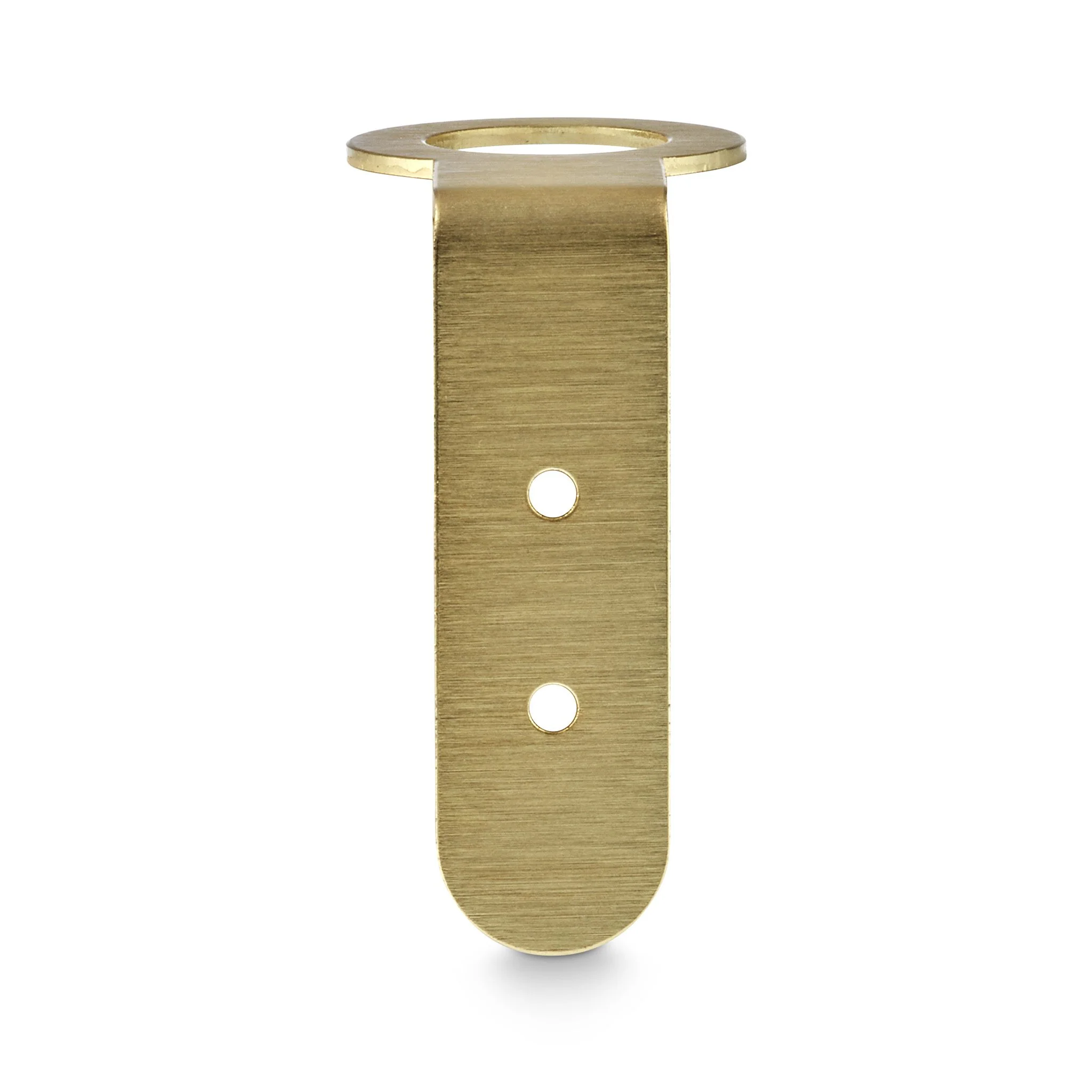 DESIGNSTUFF Floating Soap Dispenser Holder, Brushed Brass - Image 4