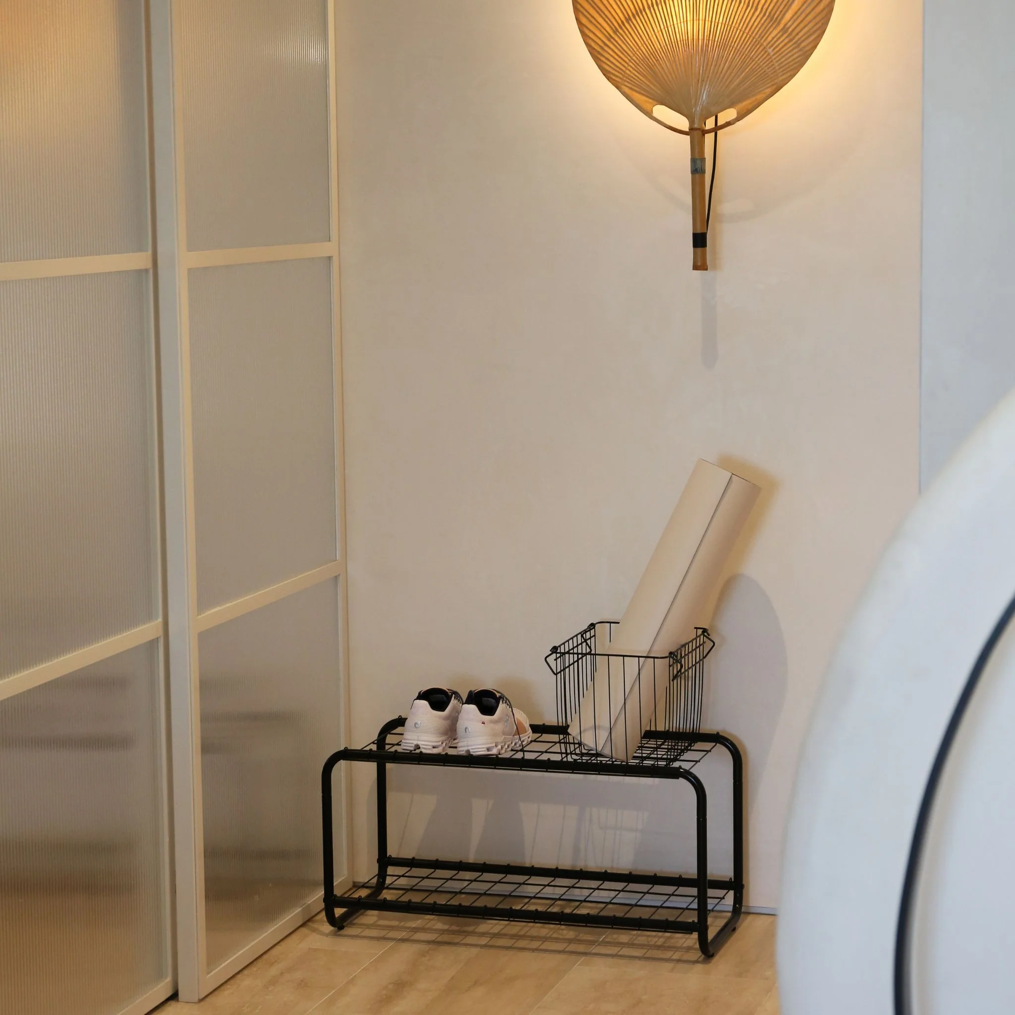 DESIGNSTUFF FORMA Metal Basket, L, Black - Image 3