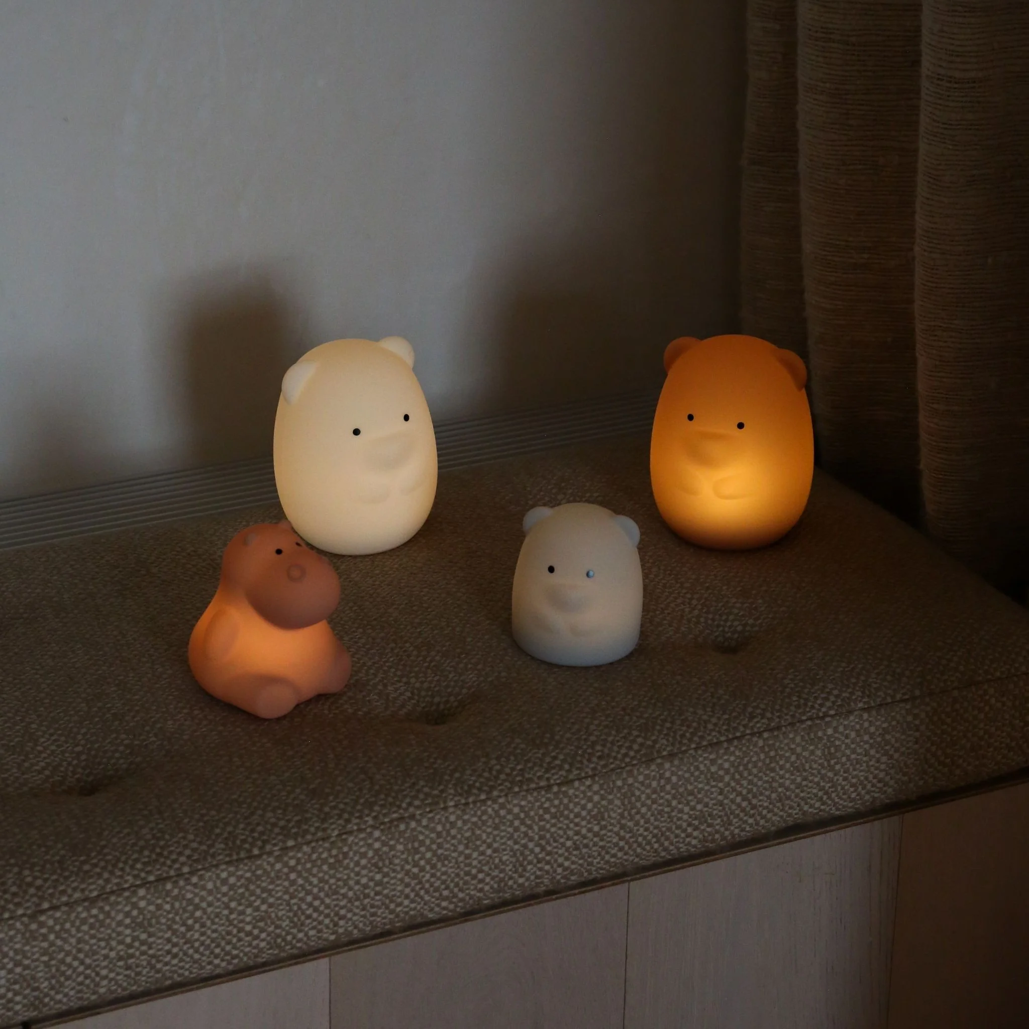 DESIGNSTUFF LUMA Little Bear Night Lamp, Mist - Image 14