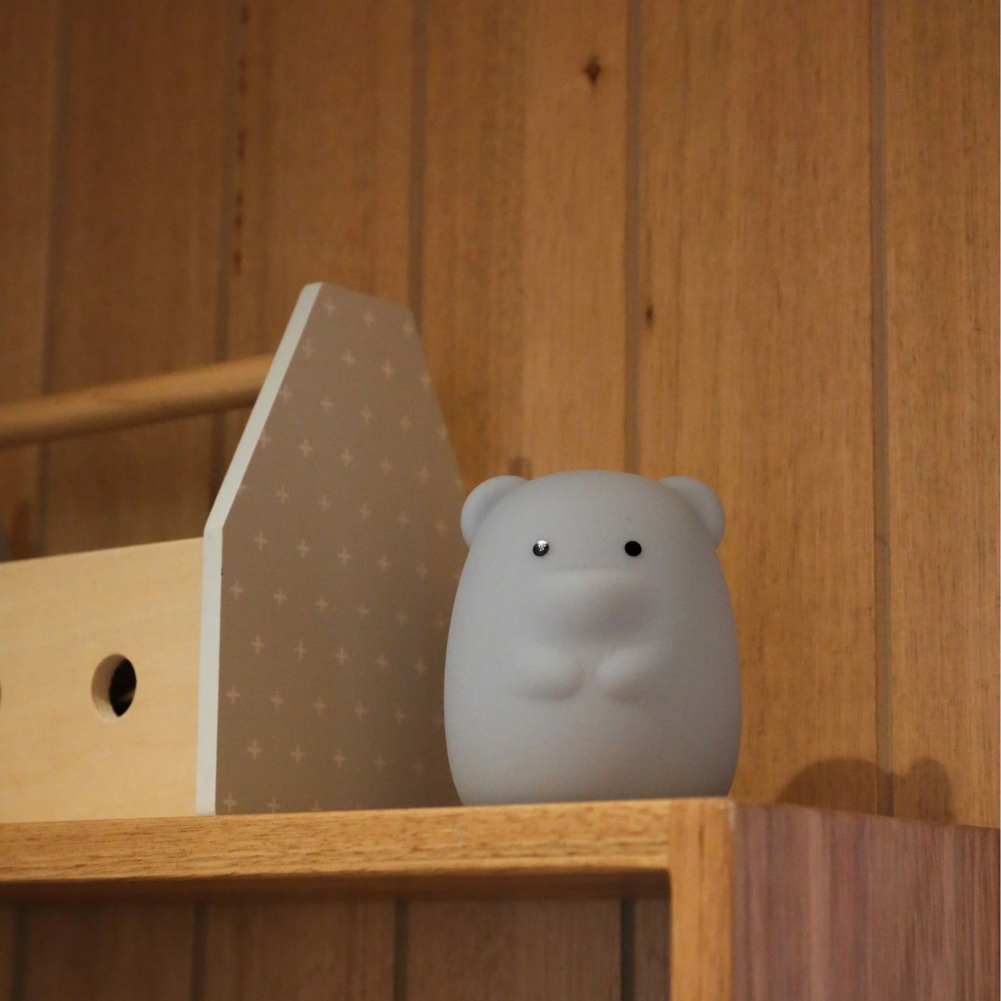 DESIGNSTUFF LUMA Little Bear Night Lamp, Mist - Image 9
