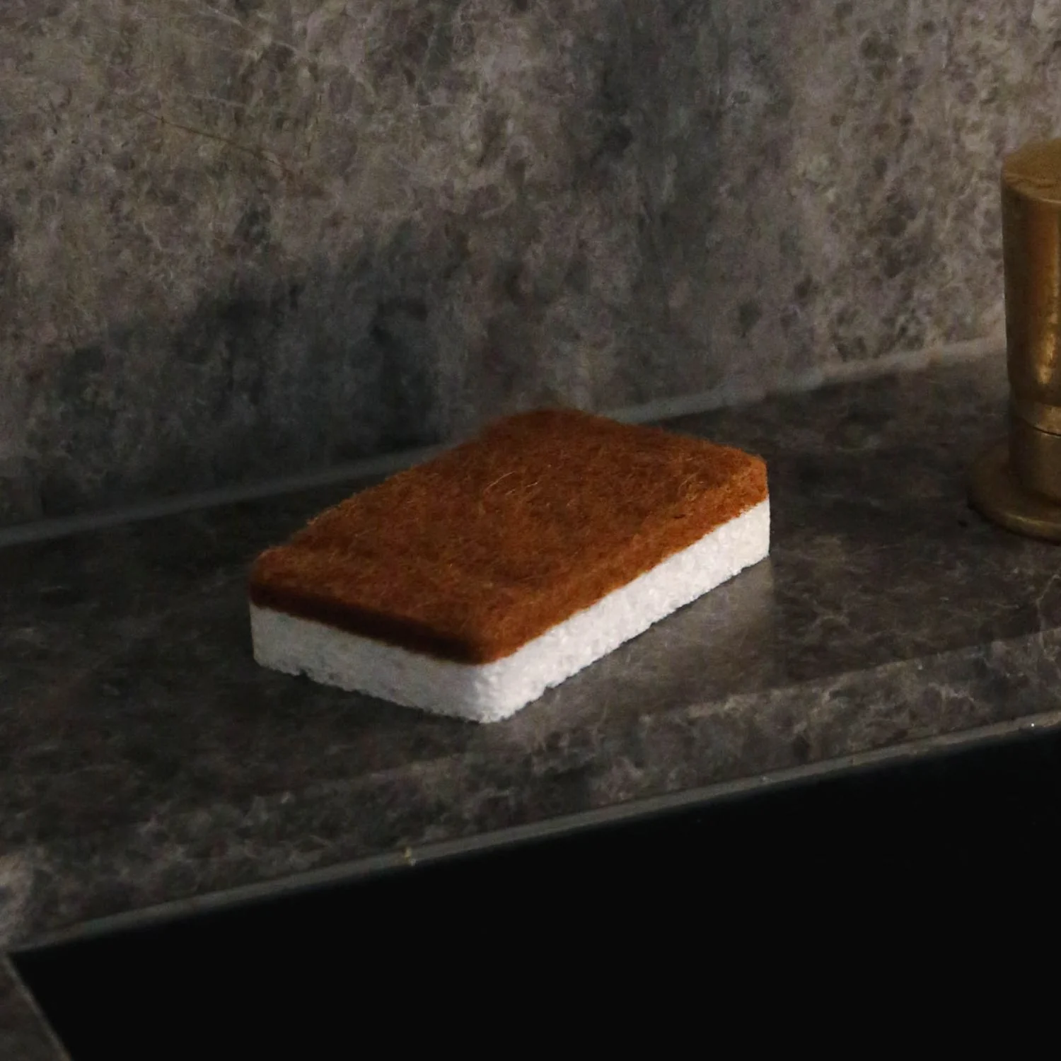 DESIGNSTUFF ETTA Natural Cellulose And Sisal Scourer Sponge, Cinnamon (Set of 2) - Image 6