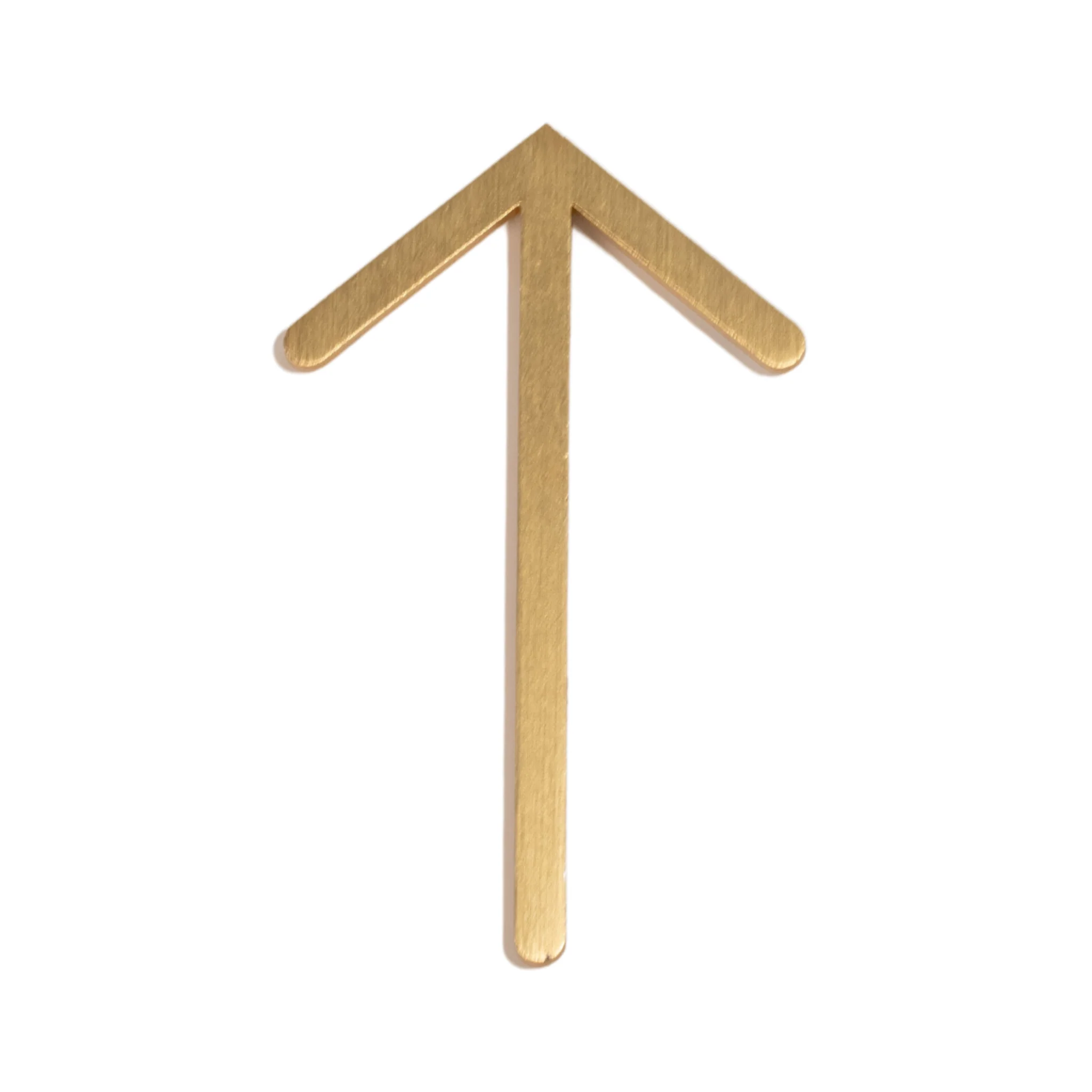 DESIGNSTUFF Signage, Arrow, Brushed Brass - Image 8