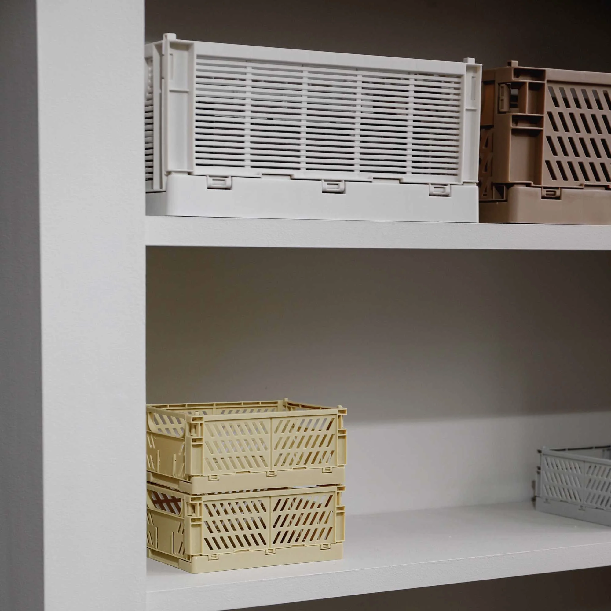 DESIGNSTUFF Slant Collapsible Crate, L, 50x33cm, Tuscany - Image 6