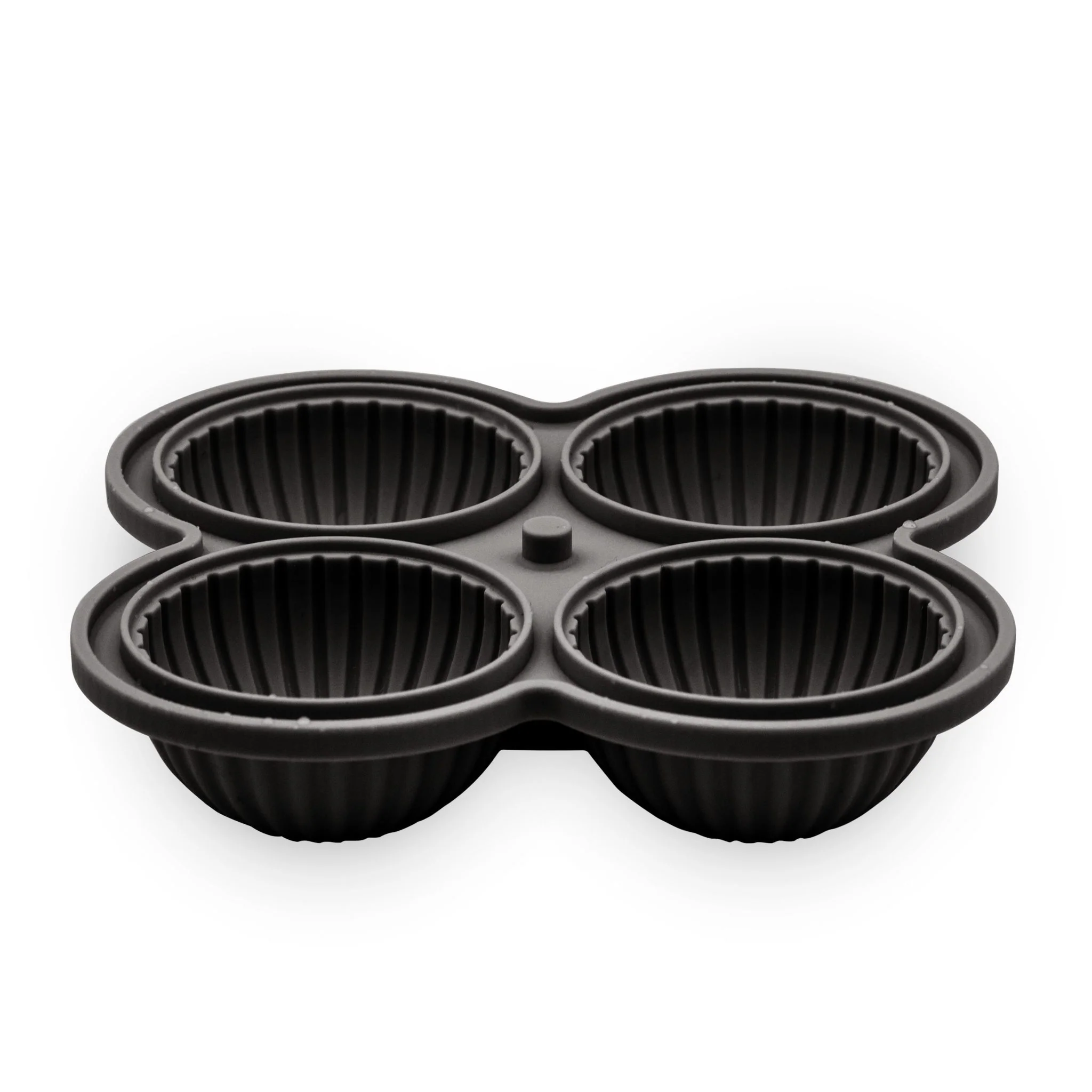 DESIGNSTUFF Sphere Riplet Ice Cube Tray, Black - Image 8