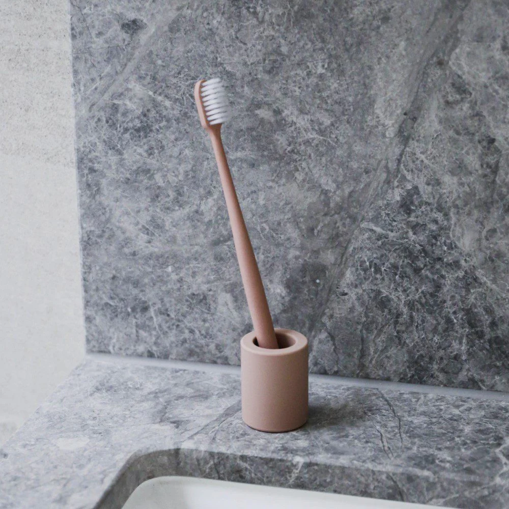 DESIGNSTUFF Toothbrush Holder, Clay - Image 5