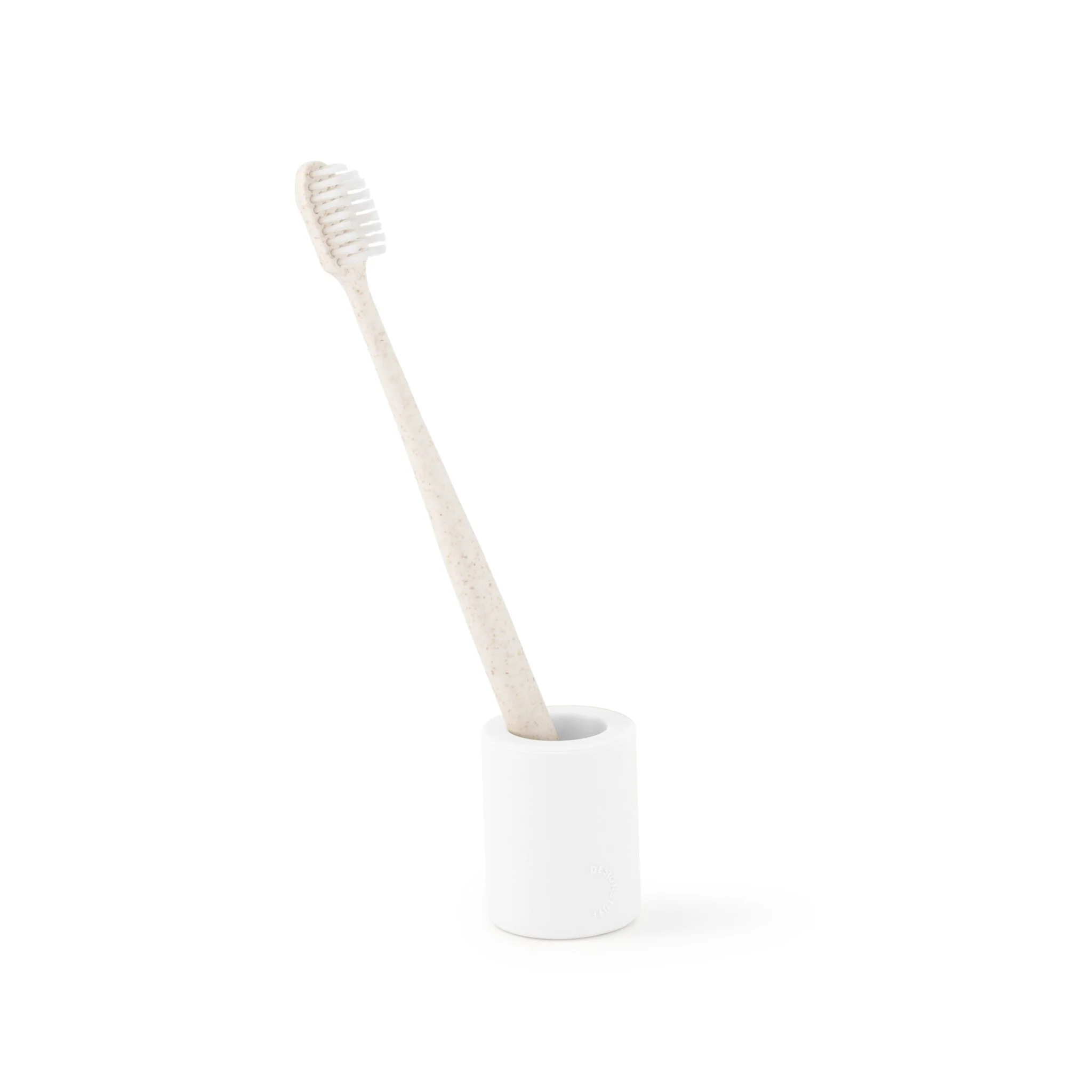 DESIGNSTUFF Toothbrush Holder, White - Image 2