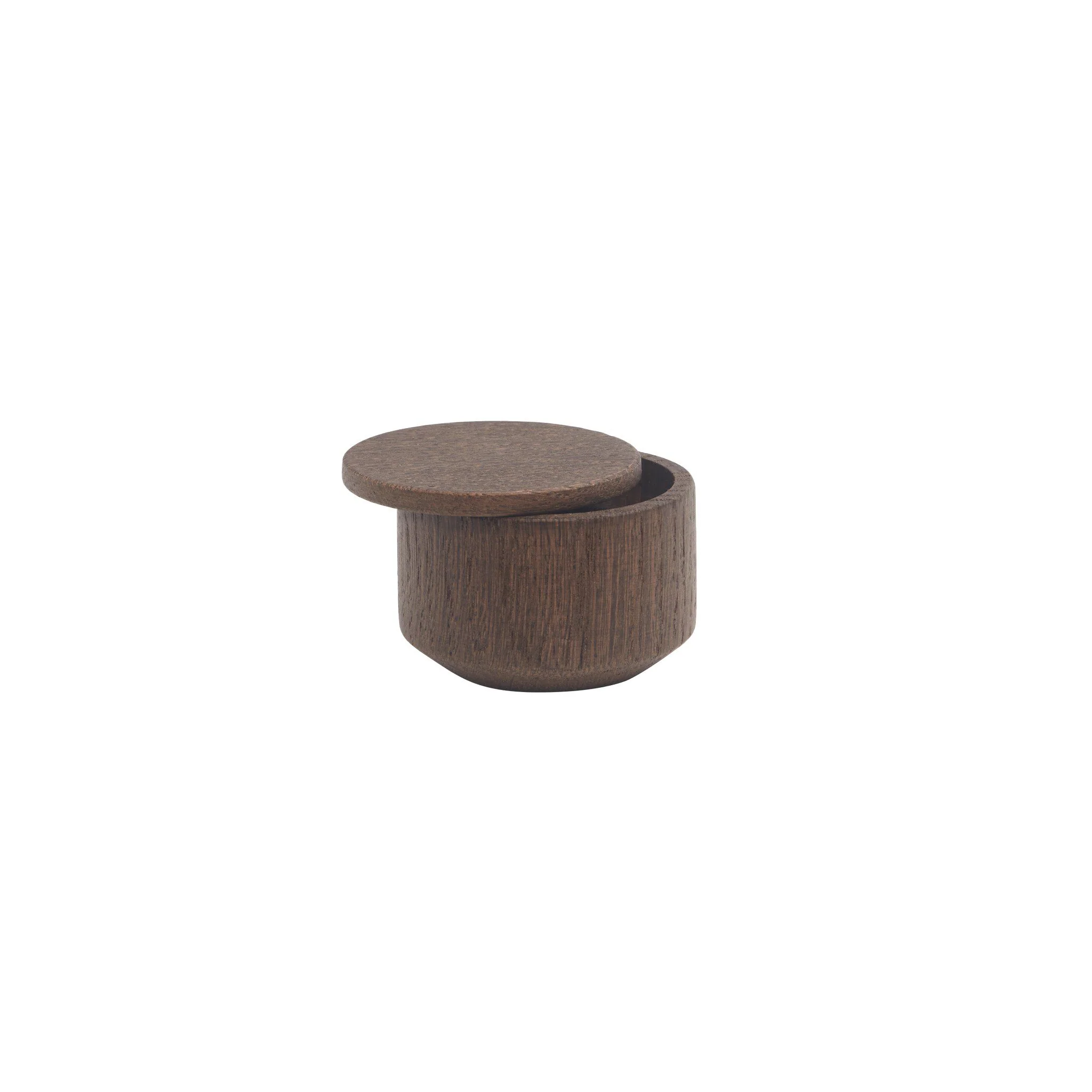 EKTA LIVING 'Salt Me' Salt Dish, Smoked Oak - Image 3