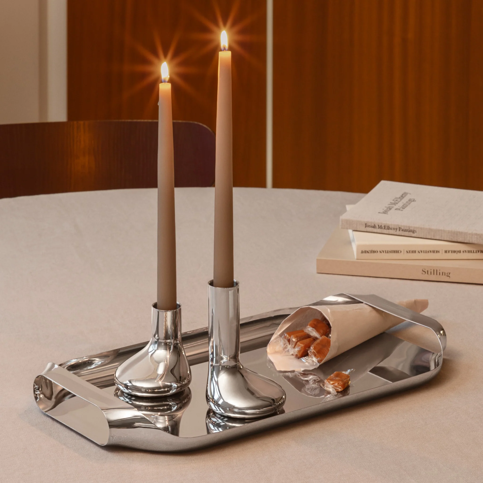 EVA SOLO Liquid Lounge Serving Tray, 43x25cm, Stainless Steel - Image 4