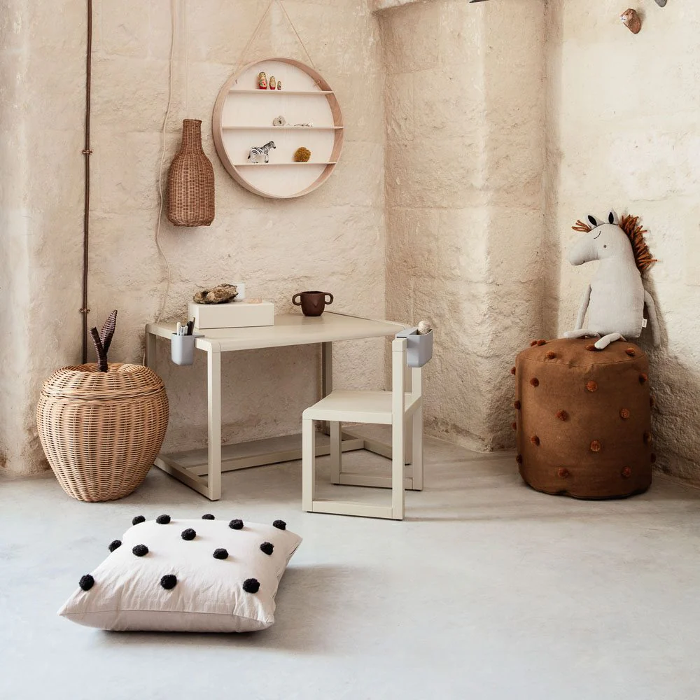 FERM LIVING Apple Braided Storage Basket, Natural - Image 2