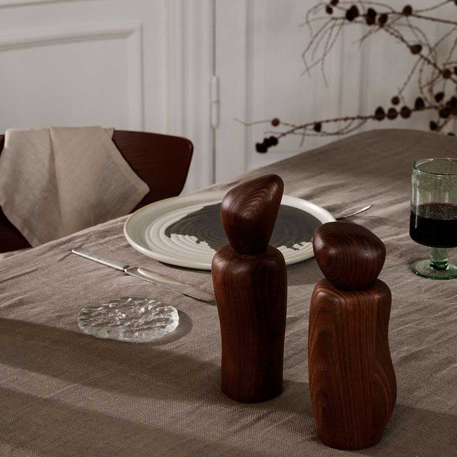 FERM LIVING Cairn Grinder, Dark Brown - Image 3