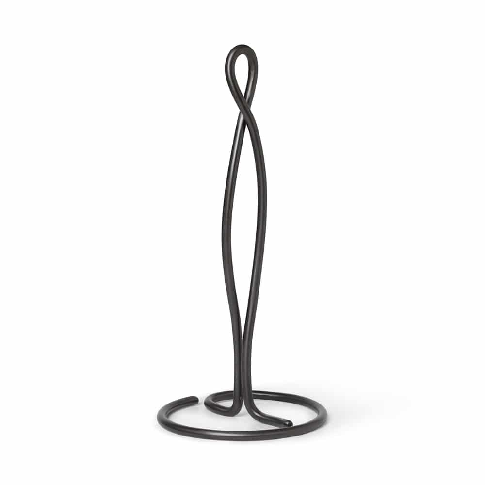 FERM LIVING Curvature Paper Towel Holder, Black Brass - Image 2