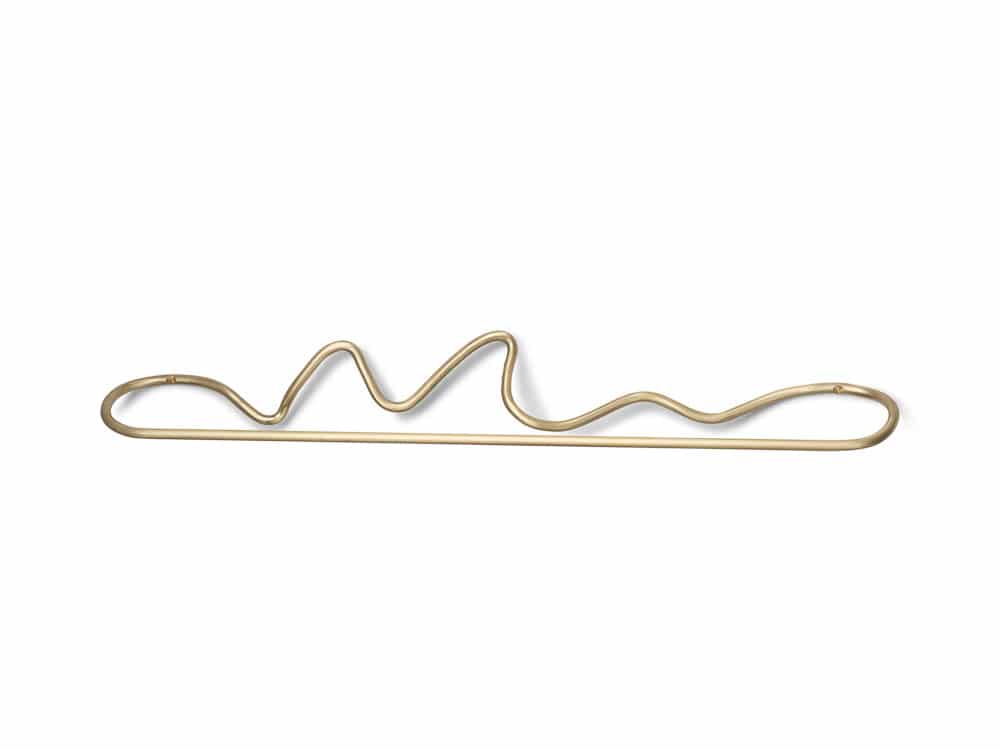 FERM LIVING Curvature Towel Hanger, Brass - Image 3