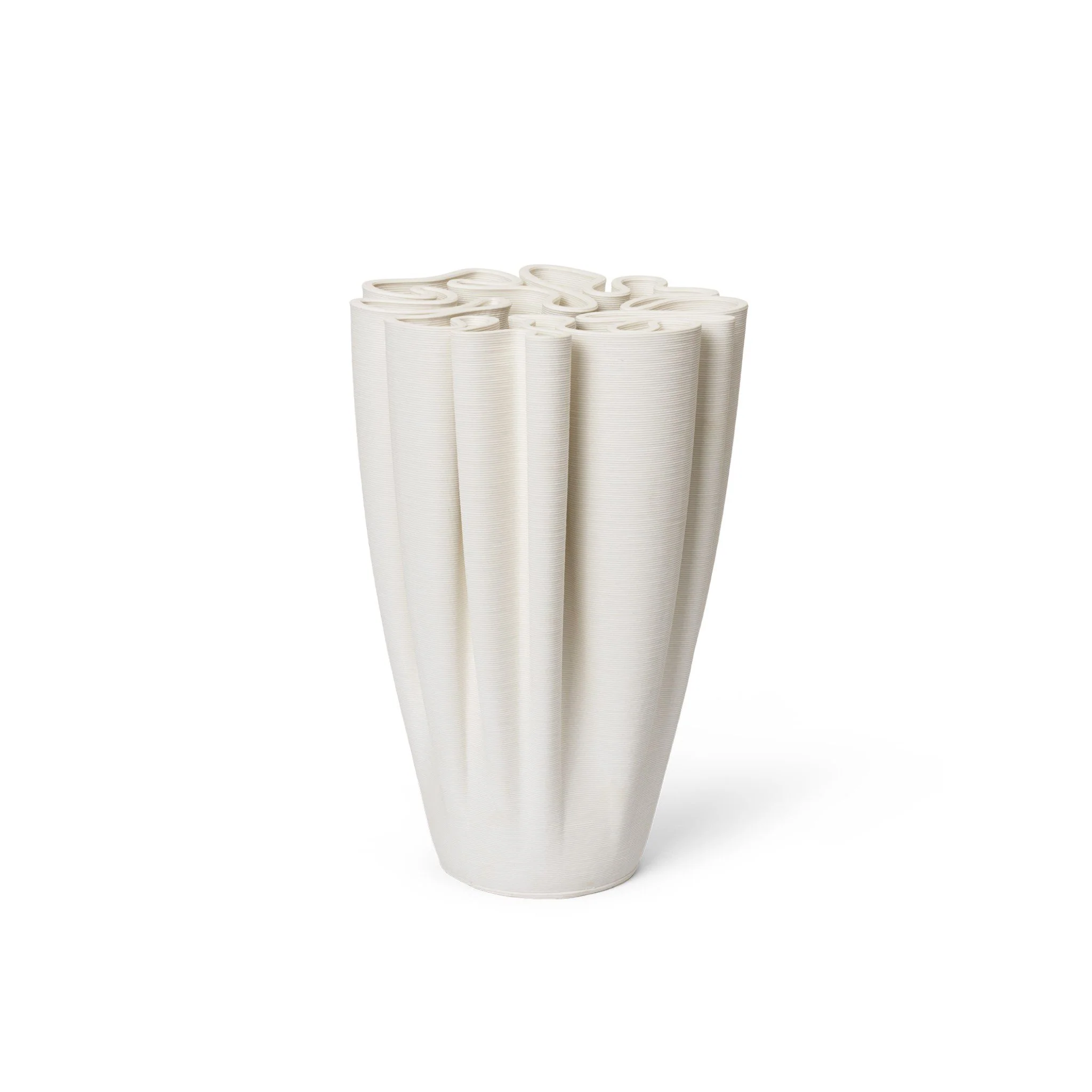 FERM LIVING Dedali Vase, Off-White - Image 2