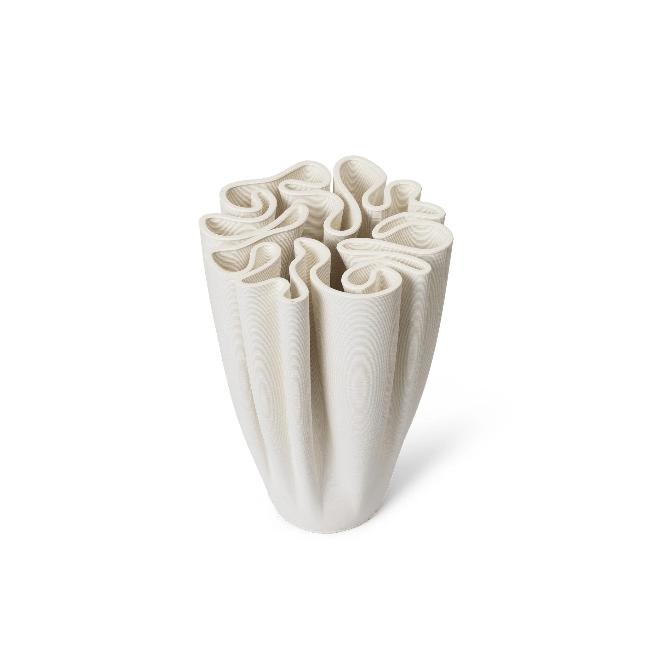 FERM LIVING Dedali Vase, Off-White - Image 5
