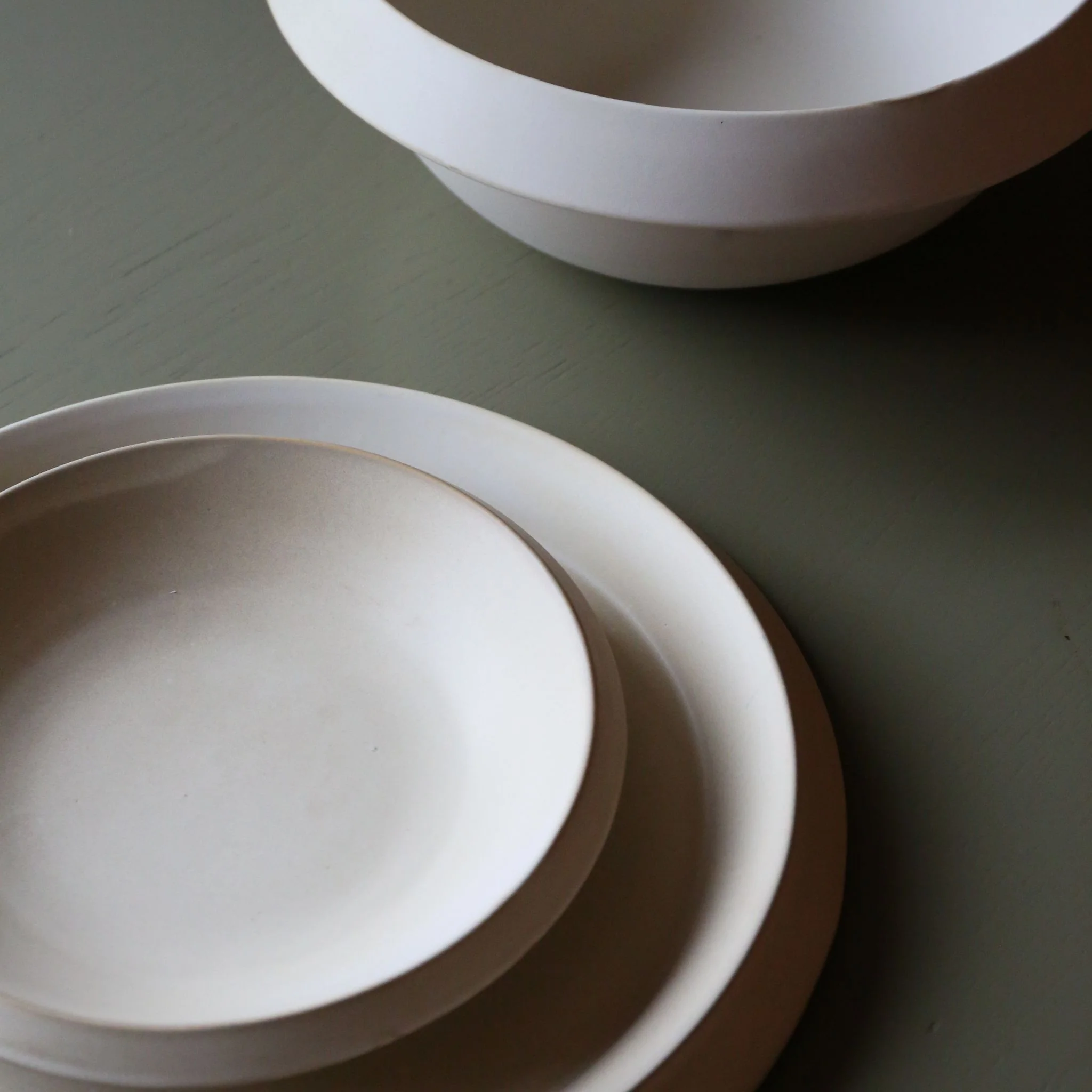FERM LIVING Erena Serving Platter, D35cm, Cream - Image 7