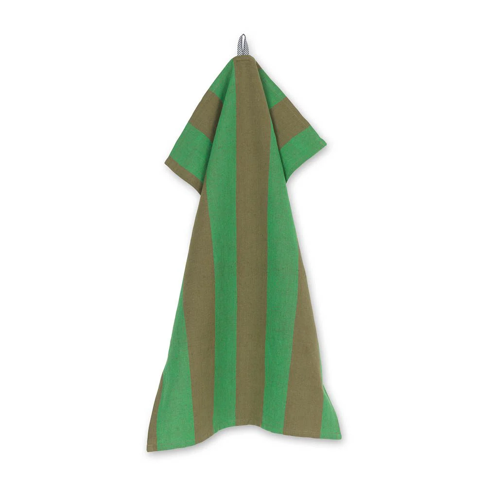 FERM LIVING Hale Kitchen Tea Towel, Olive/Green - Image 4