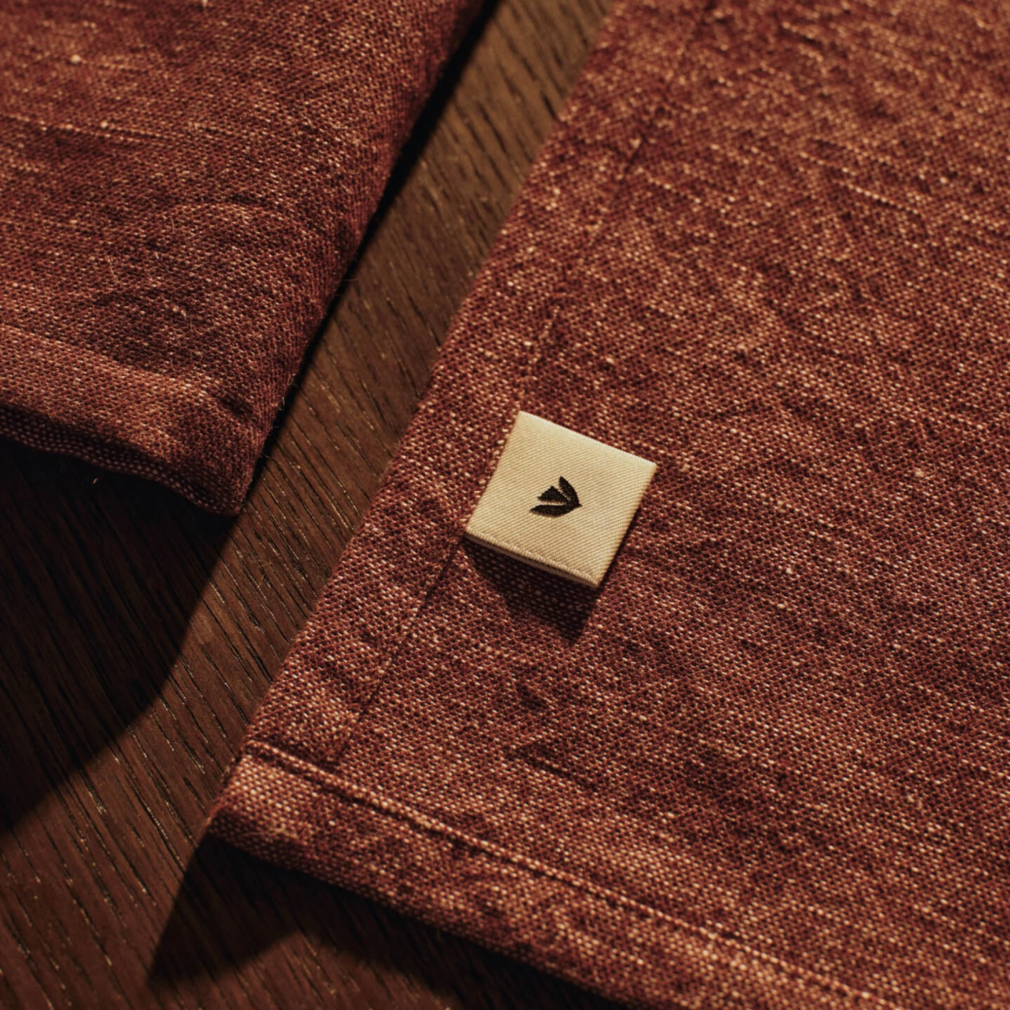 FERM LIVING Hale Napkins, Chestnut (Set of 4) - Image 2