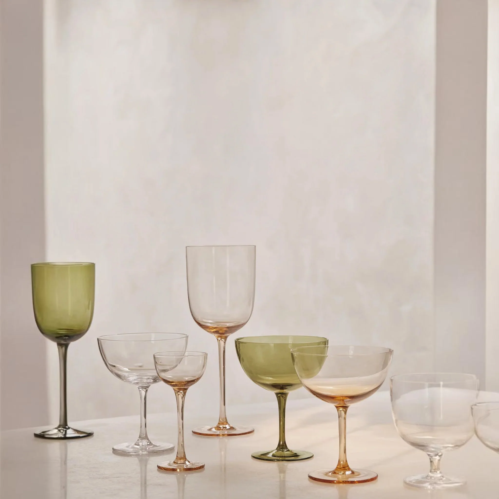 FERM LIVING Host Cocktail Glasses, Blush (Set of 2) - Image 3