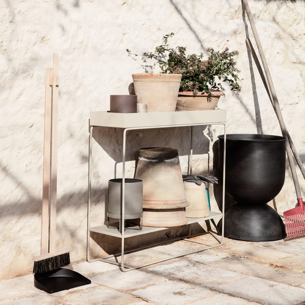 FERM LIVING Hourglass Flower Pot, H73cm Large, Black - Image 4