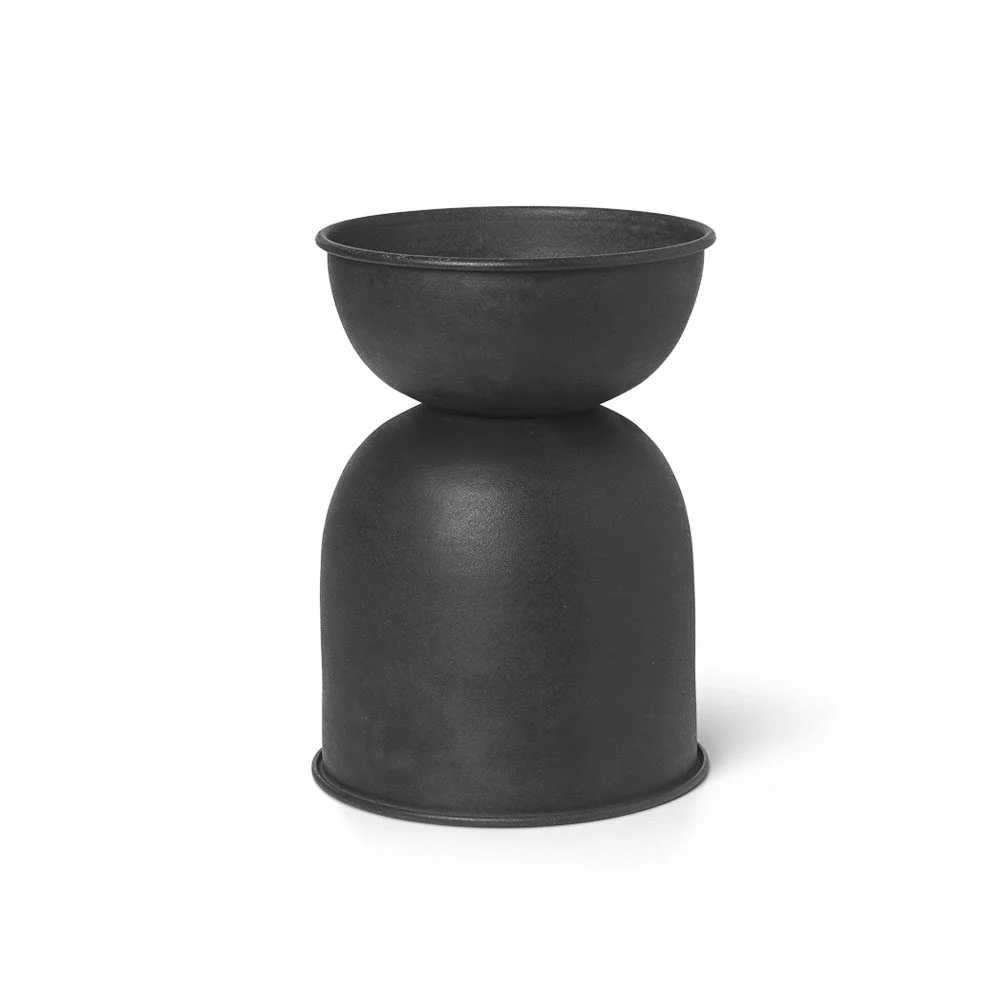 FERM LIVING Hourglass Flower Pot, H73cm Large, Black - Image 5