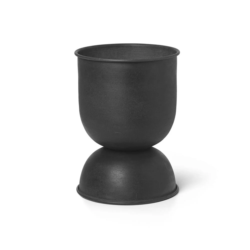 FERM LIVING Hourglass Flower Pot, H42.5cm Small, Black - Image 5