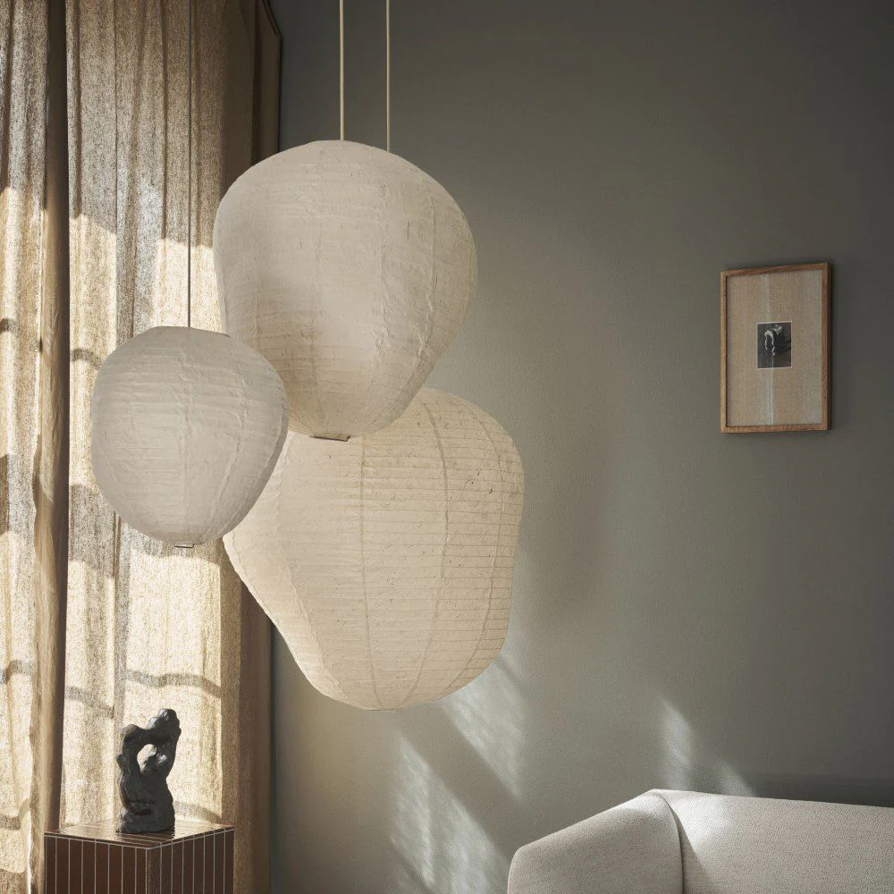 FERM LIVING Kurbis Lampshade, Natural, 40cm - Image 3