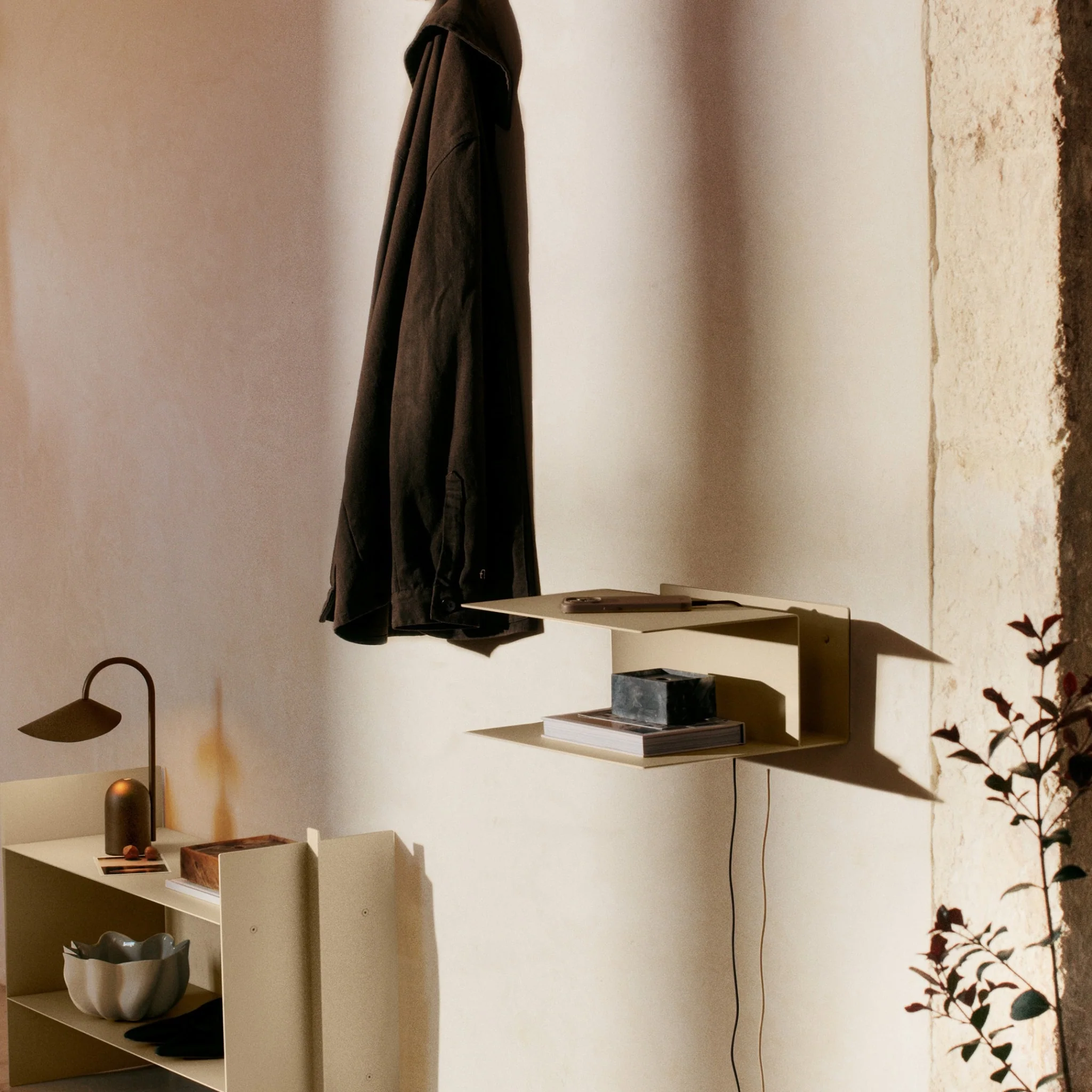 FERM LIVING Lager Bedside Table, Cashmere - Image 2