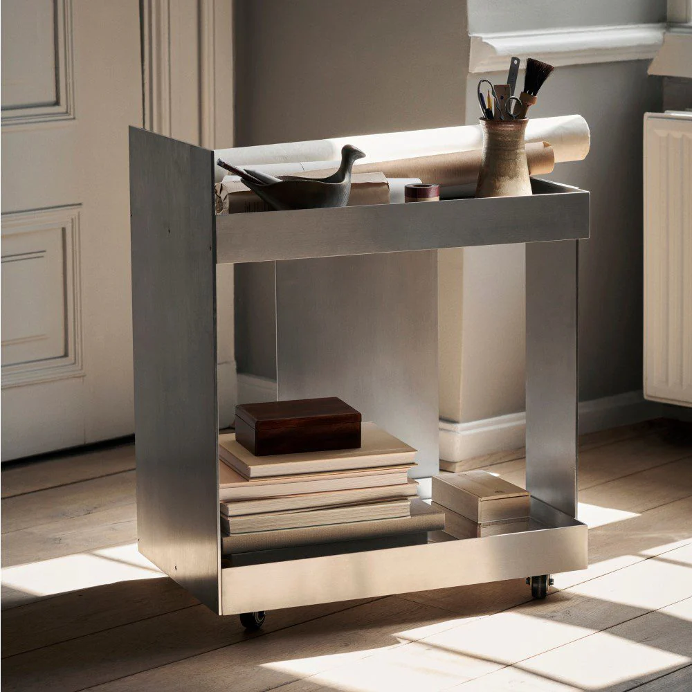 FERM LIVING Lager Trolley, Aluminium - Image 5