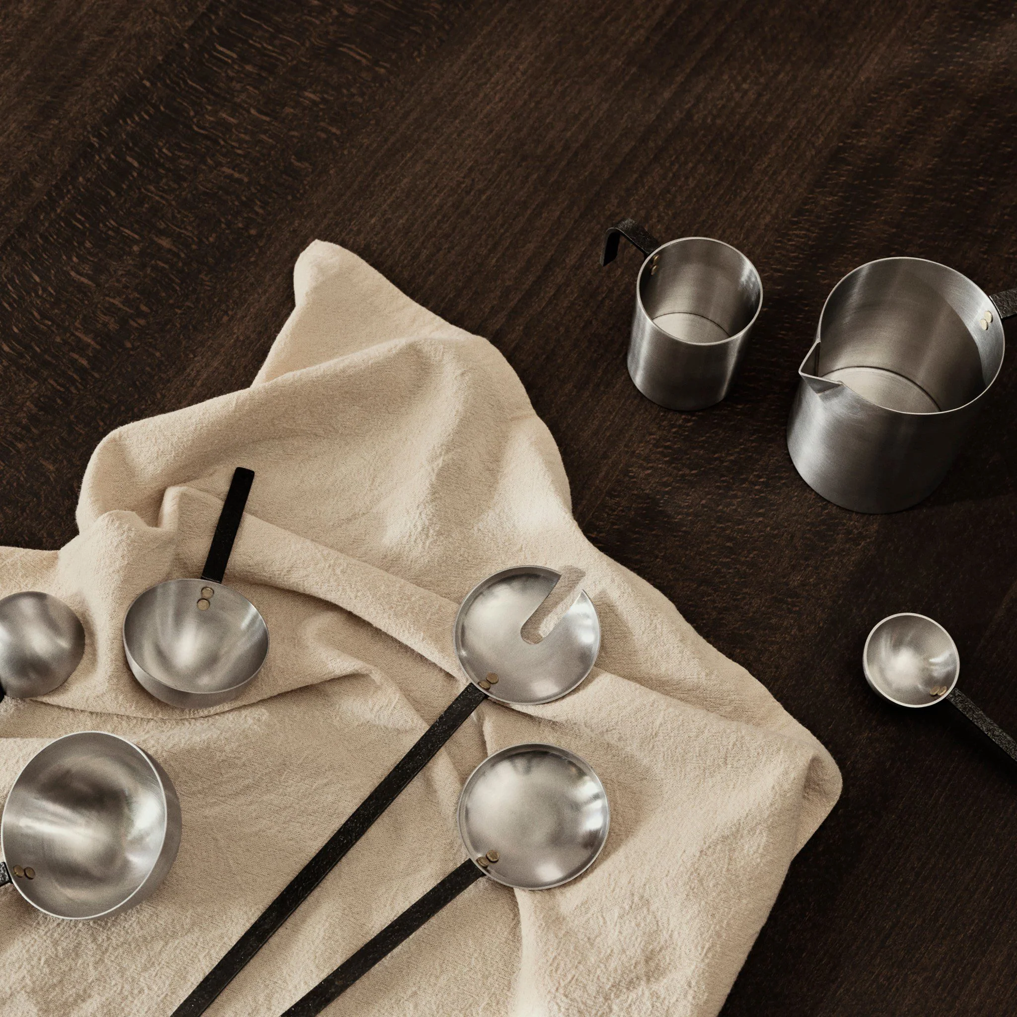FERM LIVING Obra Milk Jug, Stainless Steel - Image 4
