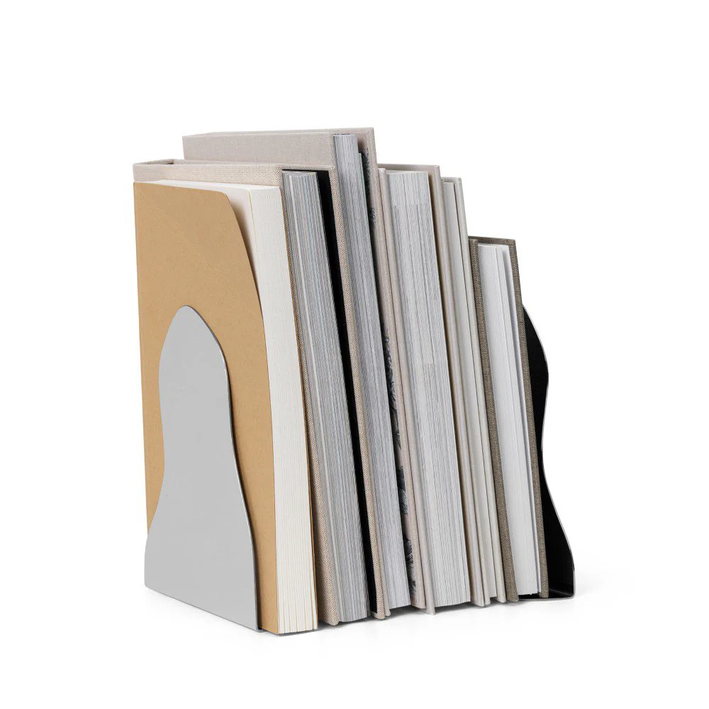 FERM LIVING Pond Bookends, Mirror Polished (Set of 2) - Image 3