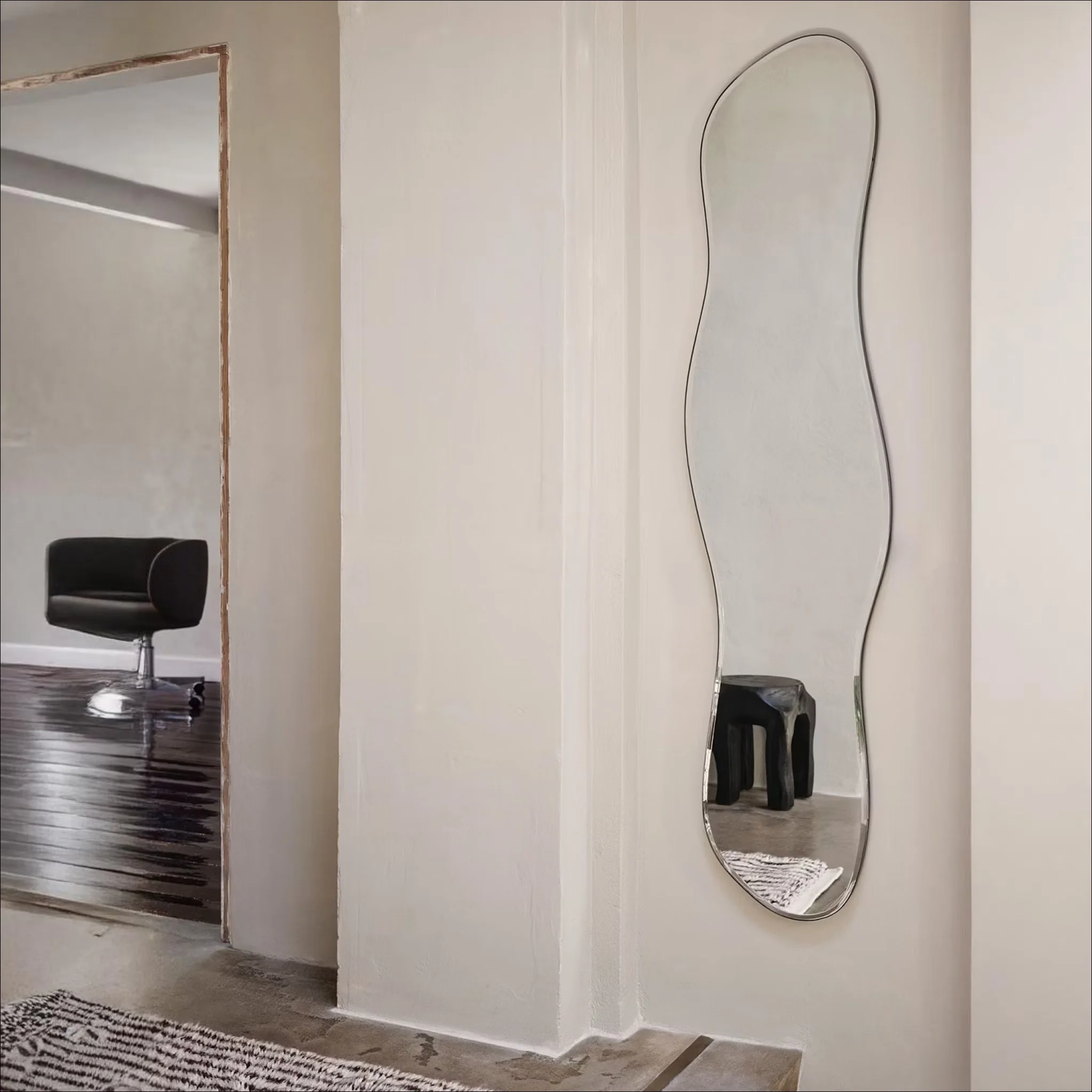 FERM LIVING Pond Mirror, Full Size, Brass - Image 3
