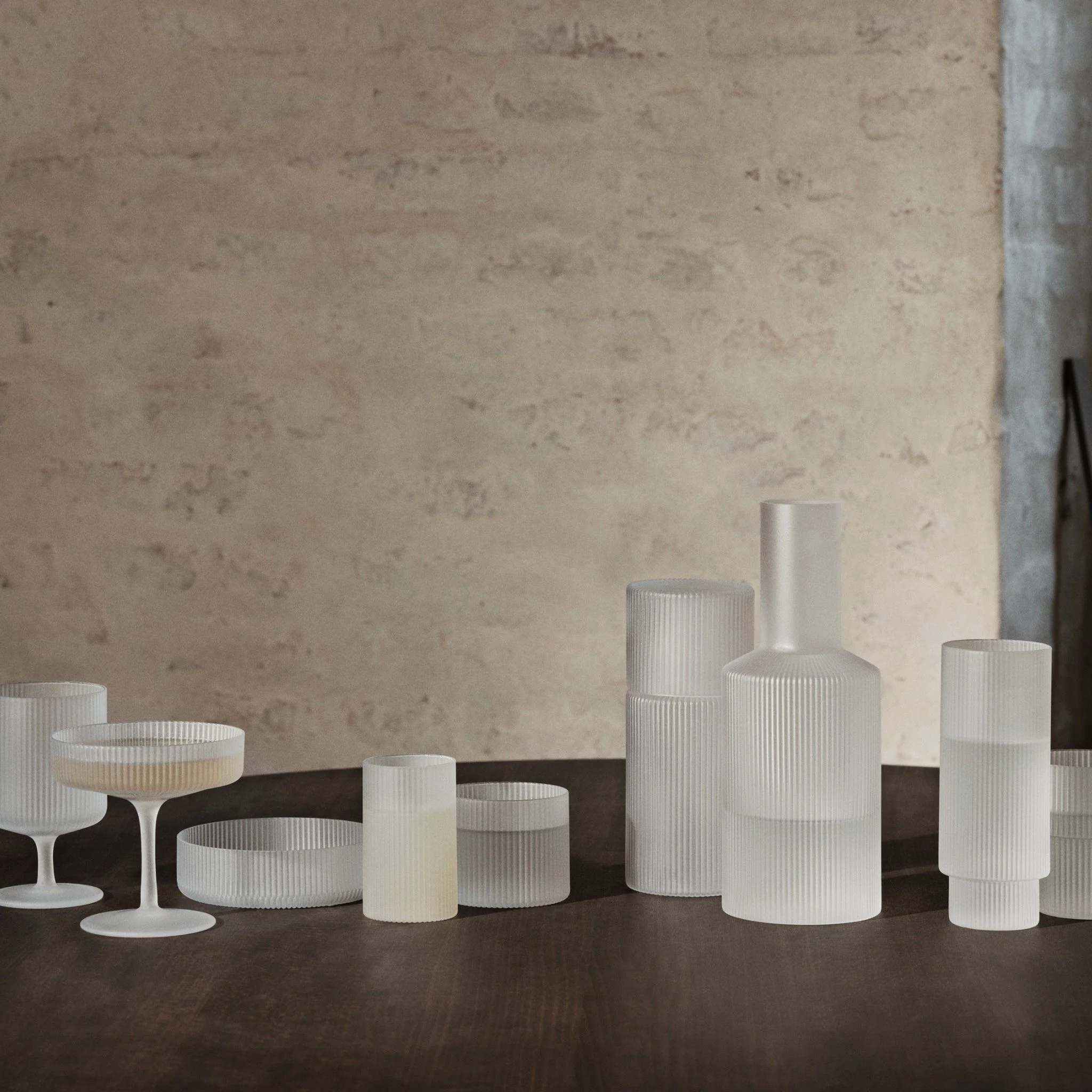 FERM LIVING Ripple Carafe, Frosted - Image 6