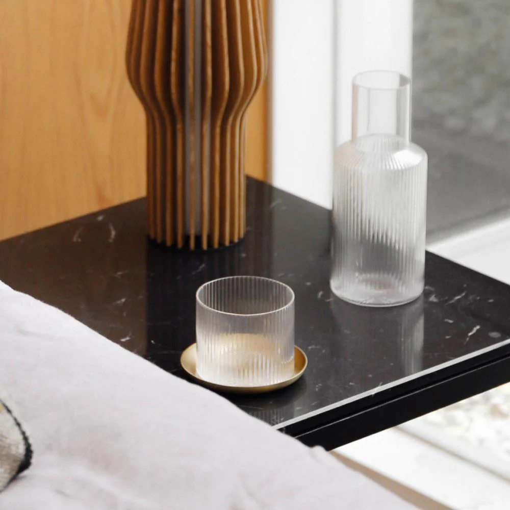 FERM LIVING Ripple Carafe Set, Clear - Image 8