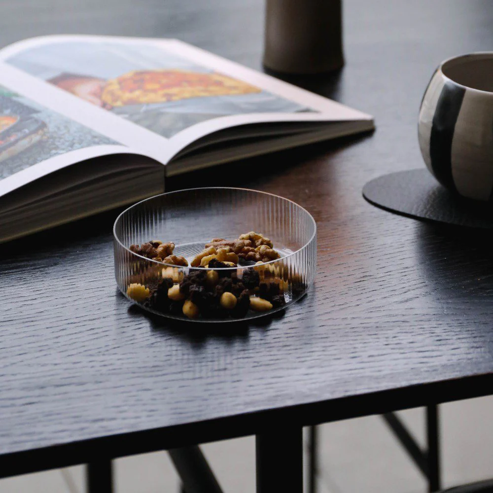 FERM LIVING Ripple Serving Bowls, Clear (Set of 4) - Image 4