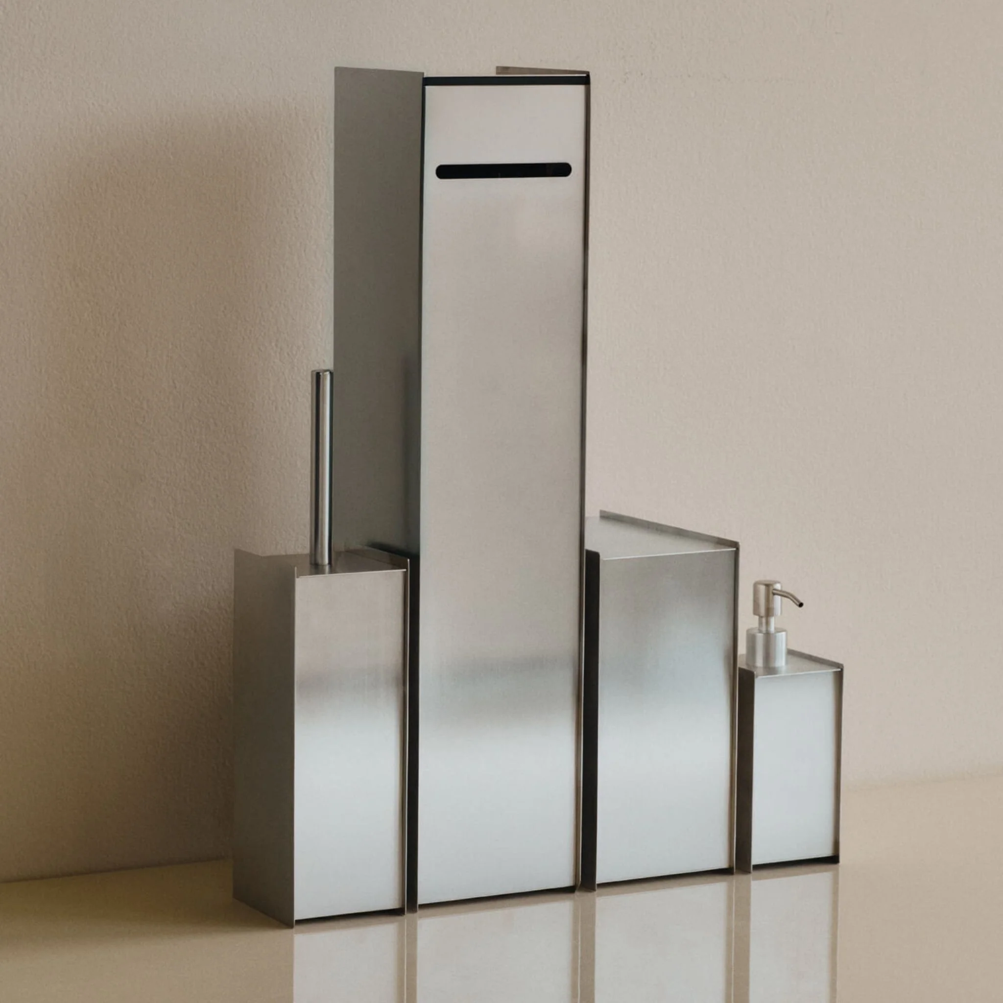 FERM LIVING Sama Bin, Brushed Stainless Steel - Image 4