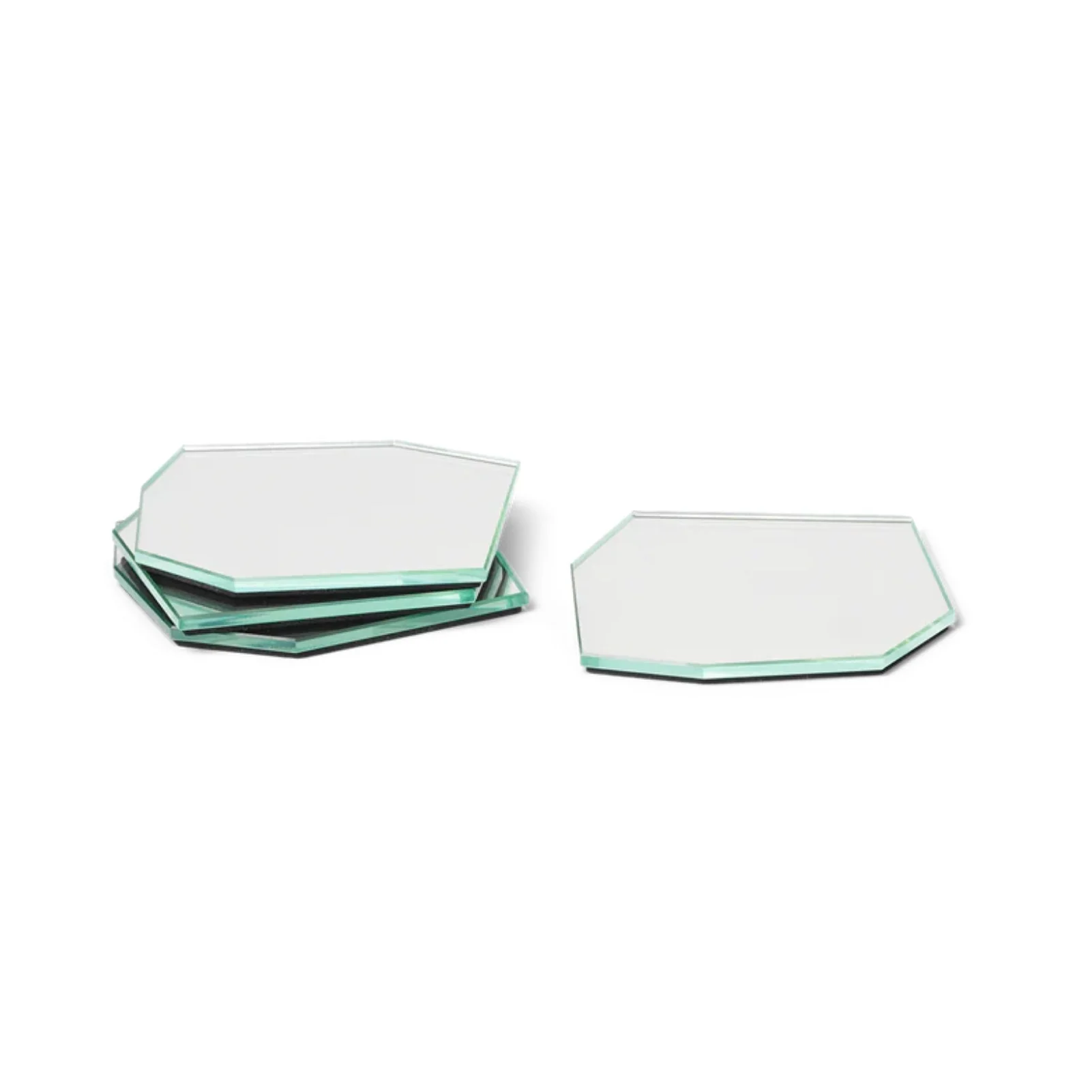 FERM LIVING Shard Coasters, Mirror (Set of 4) - Image 3