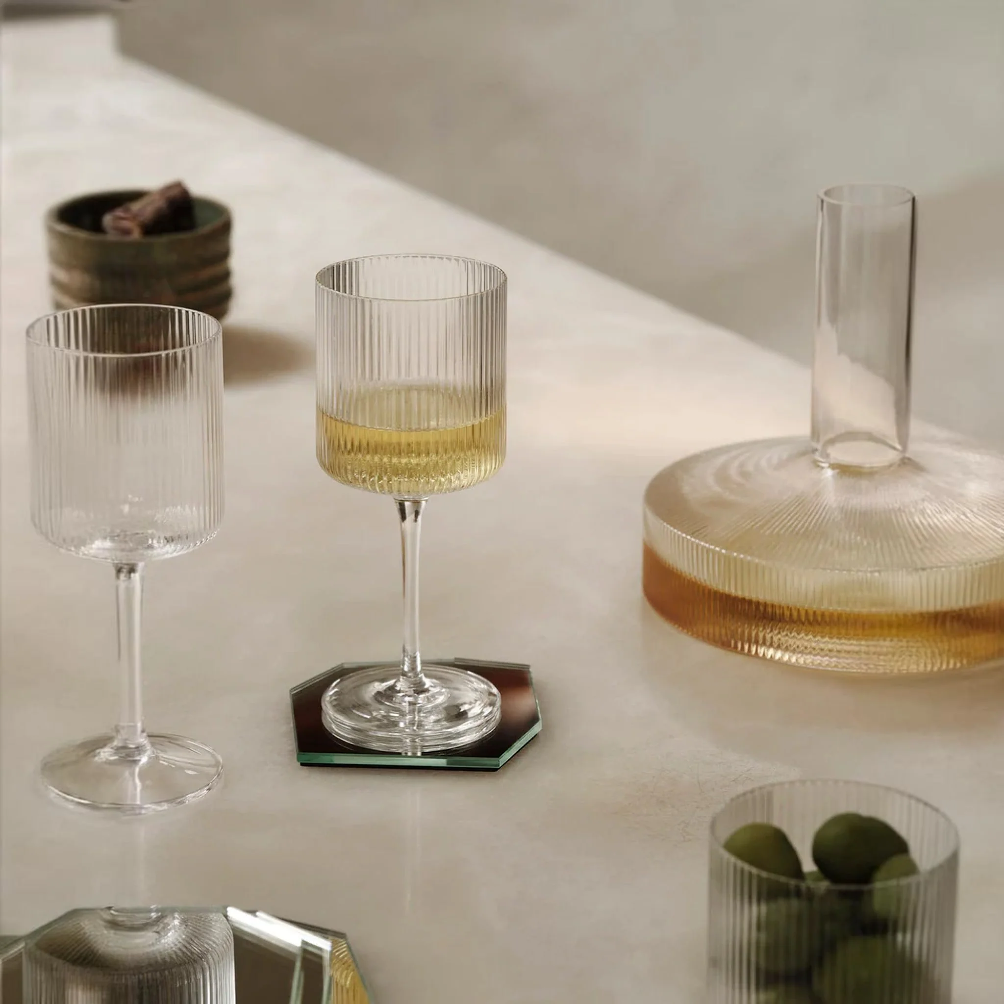 FERM LIVING Shard Coasters, Mirror (Set of 4) - Image 5