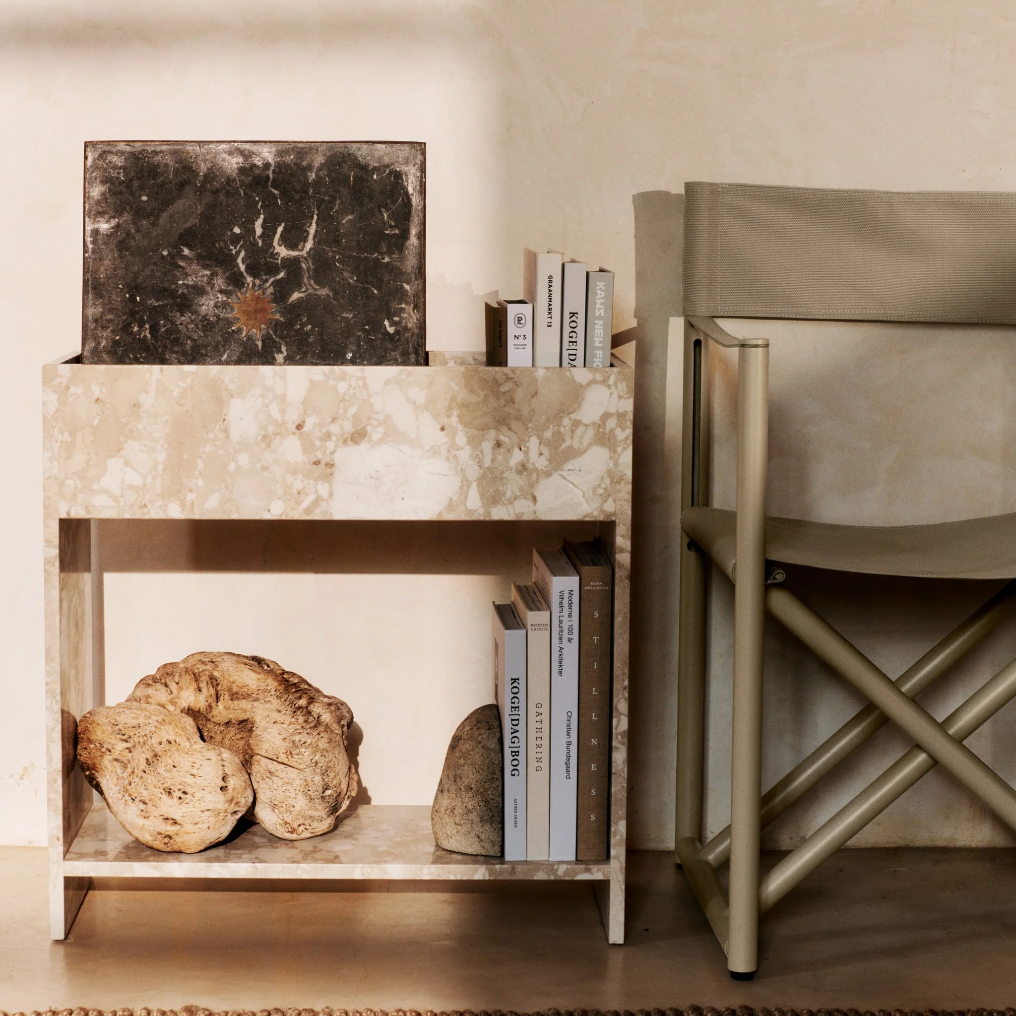 FERM LIVING Voya Folding Chair, Cashmere - Image 3