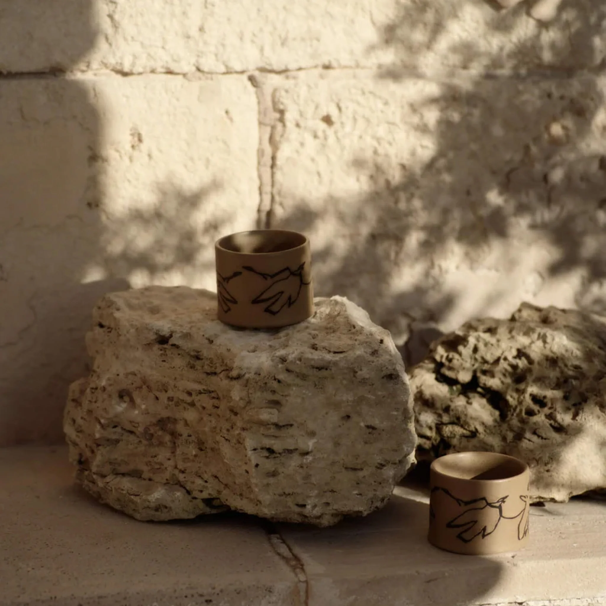 FERM LIVING Vuelo Cup, Dark Buff - Image 2