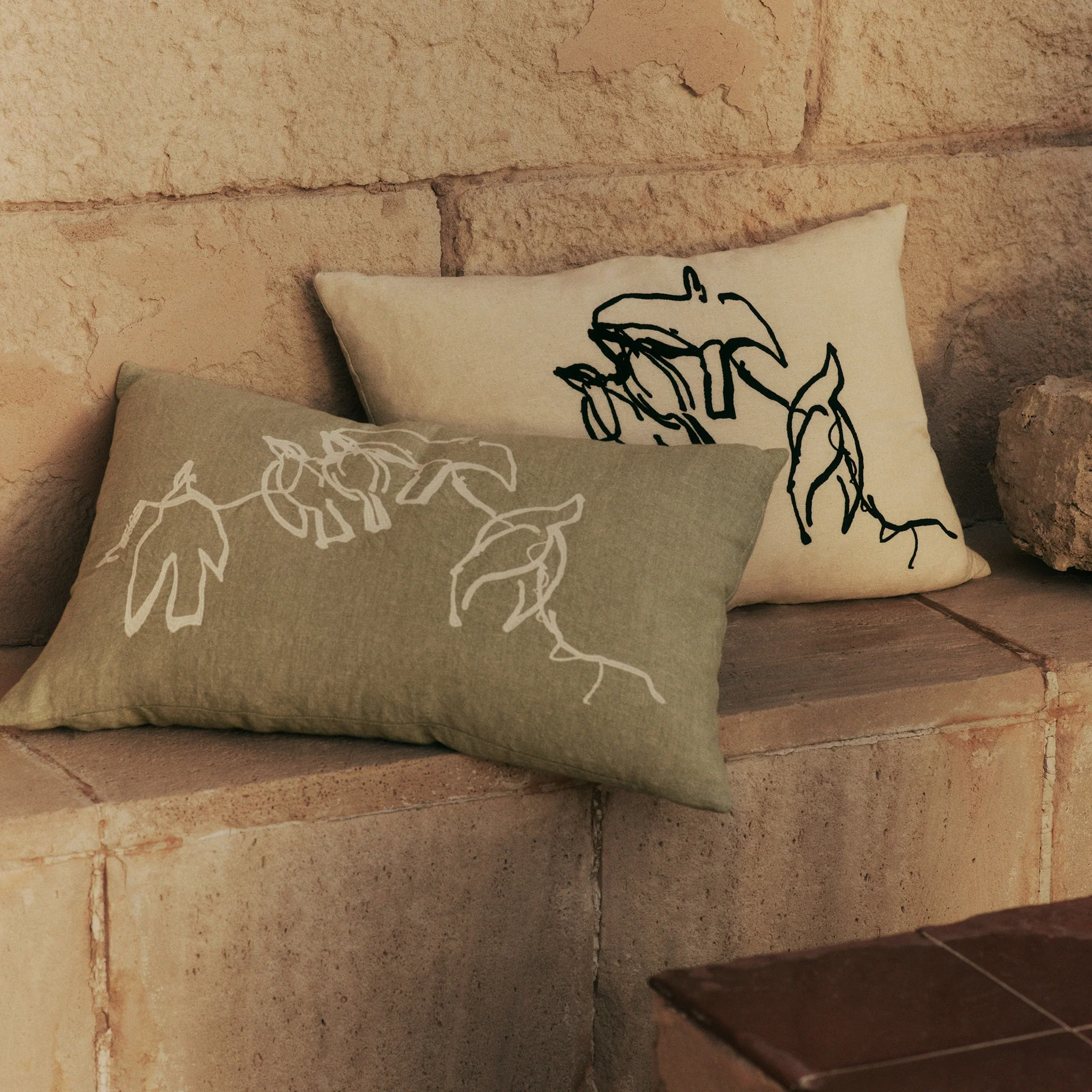 FERM LIVING Vuelo Cushion, Natural - Image 6