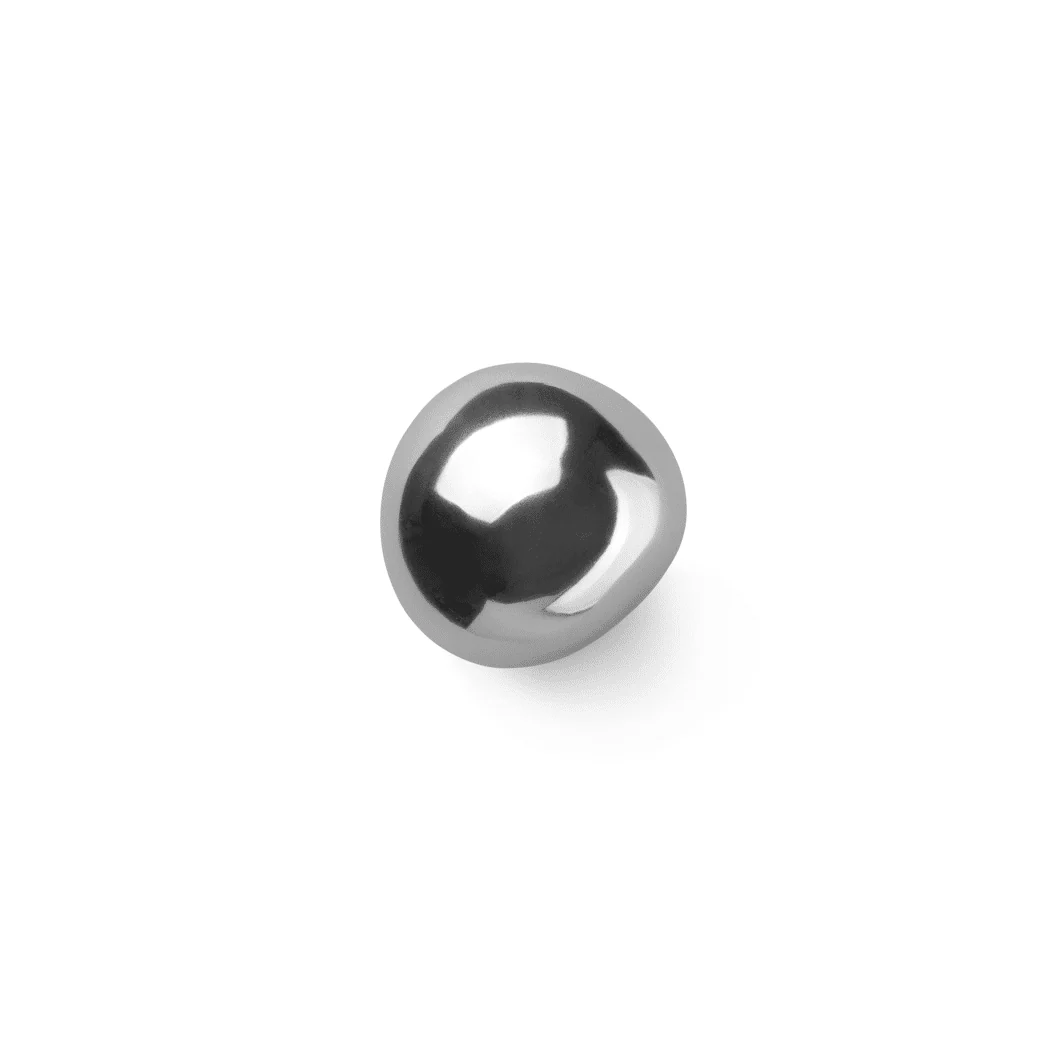 FERM LIVING x Helena Rohner Mushroom Wall Hook/Knob, Stainless Steel
